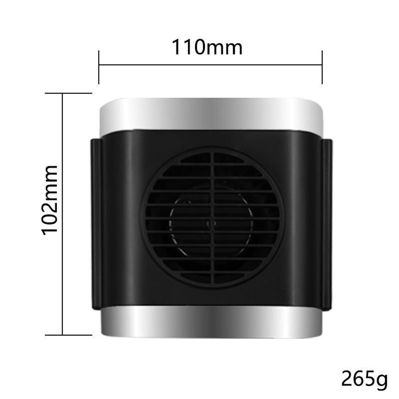 Car Seat Cooling Fan Blow Cold Air Space Saving Portable Car Seat Back Fan Black