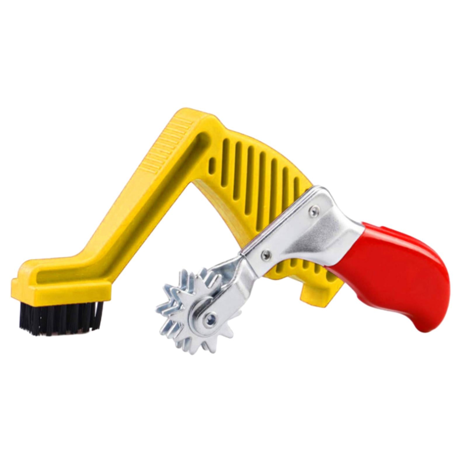 2Pcs Polishing Pad Cleaning Tools Easy to Use Buffing Pad Cleaning Spur Tool Yellow
