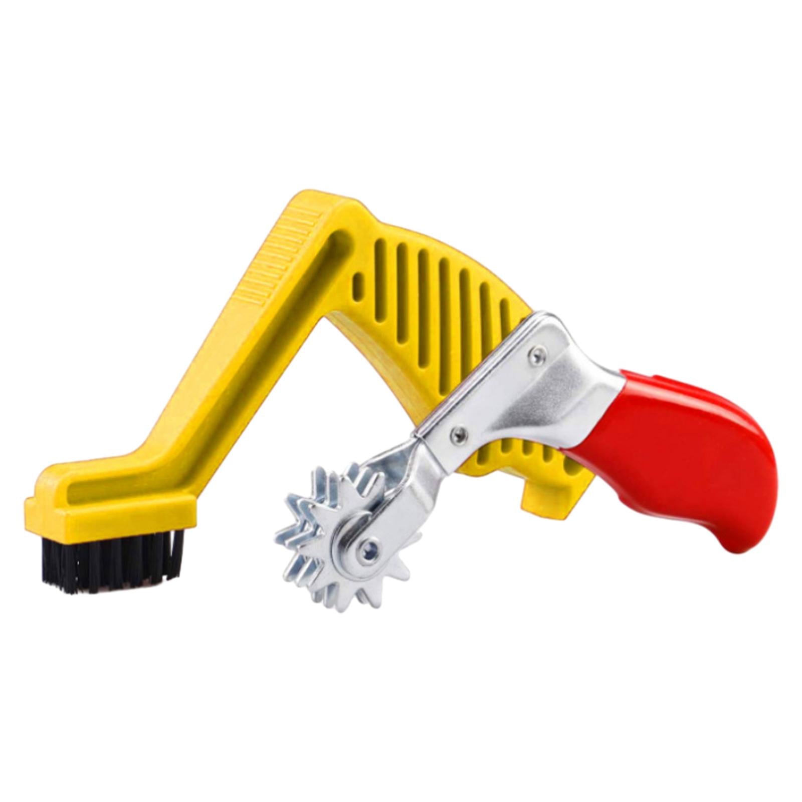 2Pcs Polishing Pad Cleaning Tools Easy to Use Buffing Pad Cleaning Spur Tool Yellow