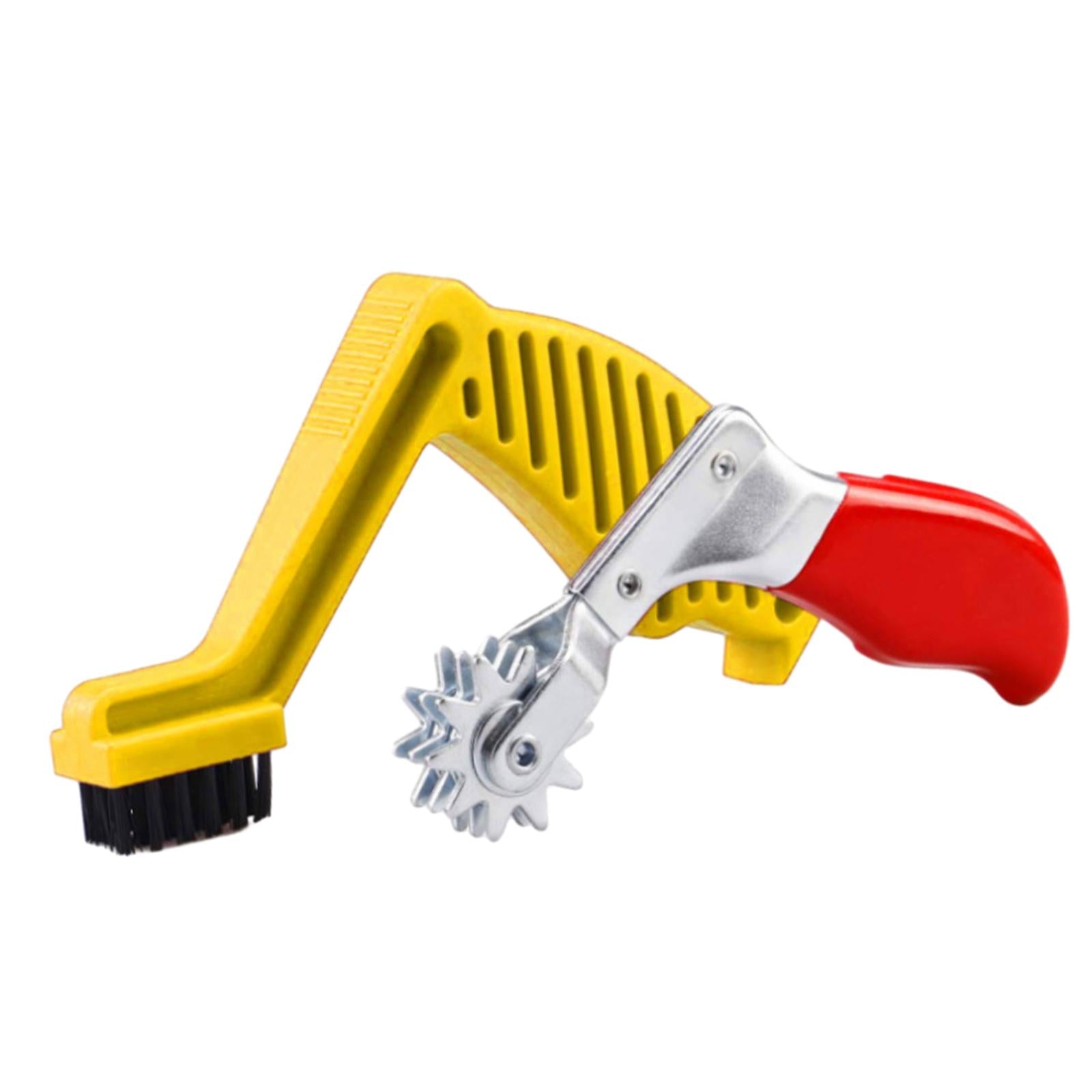 2Pcs Polishing Pad Cleaning Tools Easy to Use Buffing Pad Cleaning Spur Tool Yellow