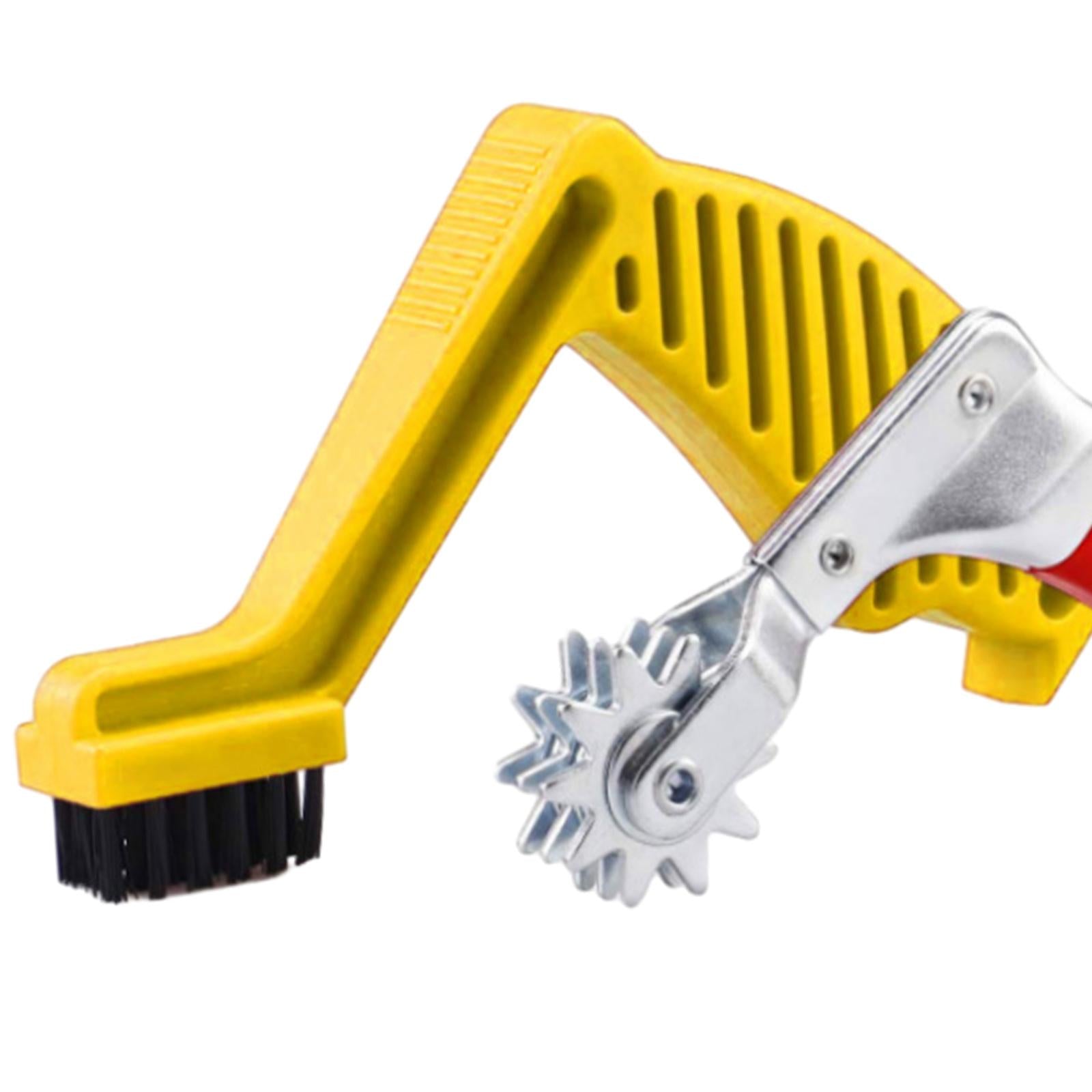 2Pcs Polishing Pad Cleaning Tools Easy to Use Buffing Pad Cleaning Spur Tool Yellow