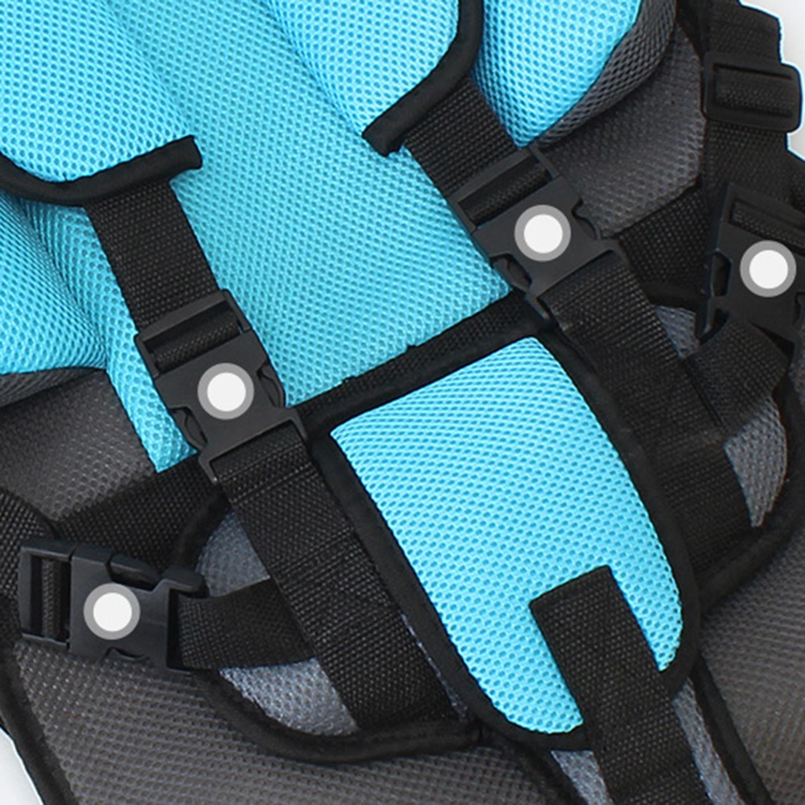 Baby Car Seat Cushion Support Travel Harness Seat Children Car Cushions Brown
