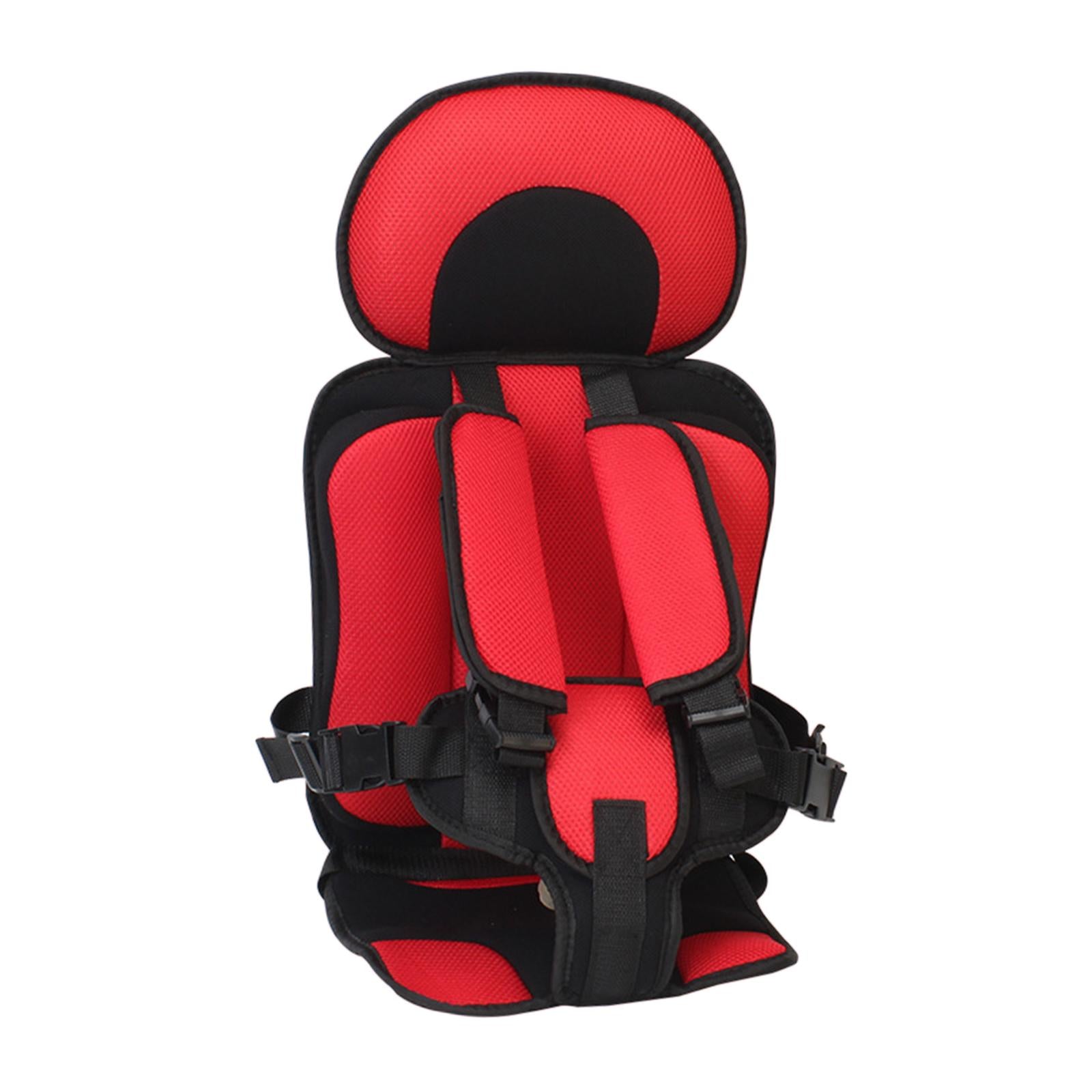 Baby Car Seat Cushion Support Travel Harness Seat Children Car Cushions Red