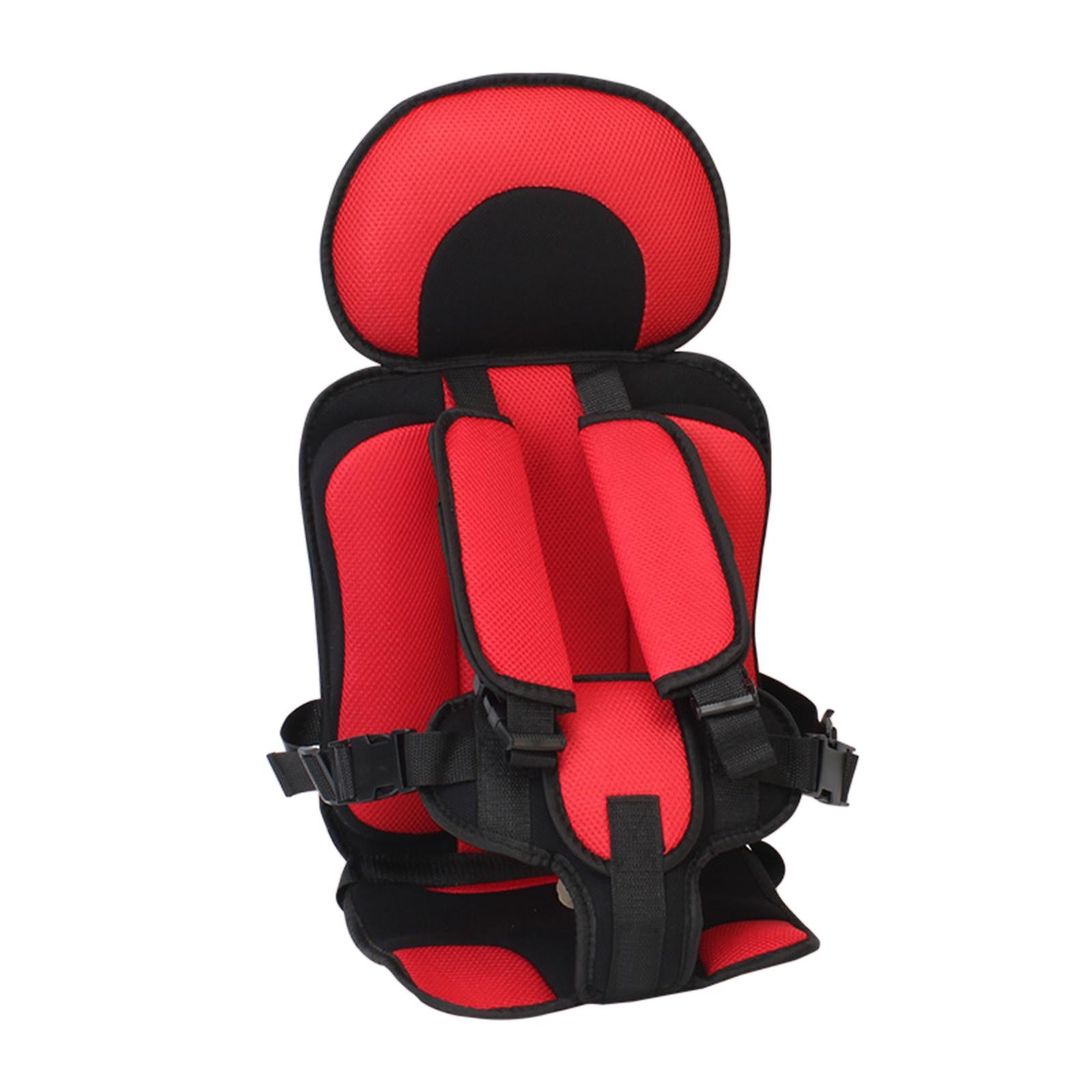 Baby Car Seat Cushion Support Travel Harness Seat Children Car Cushions Red