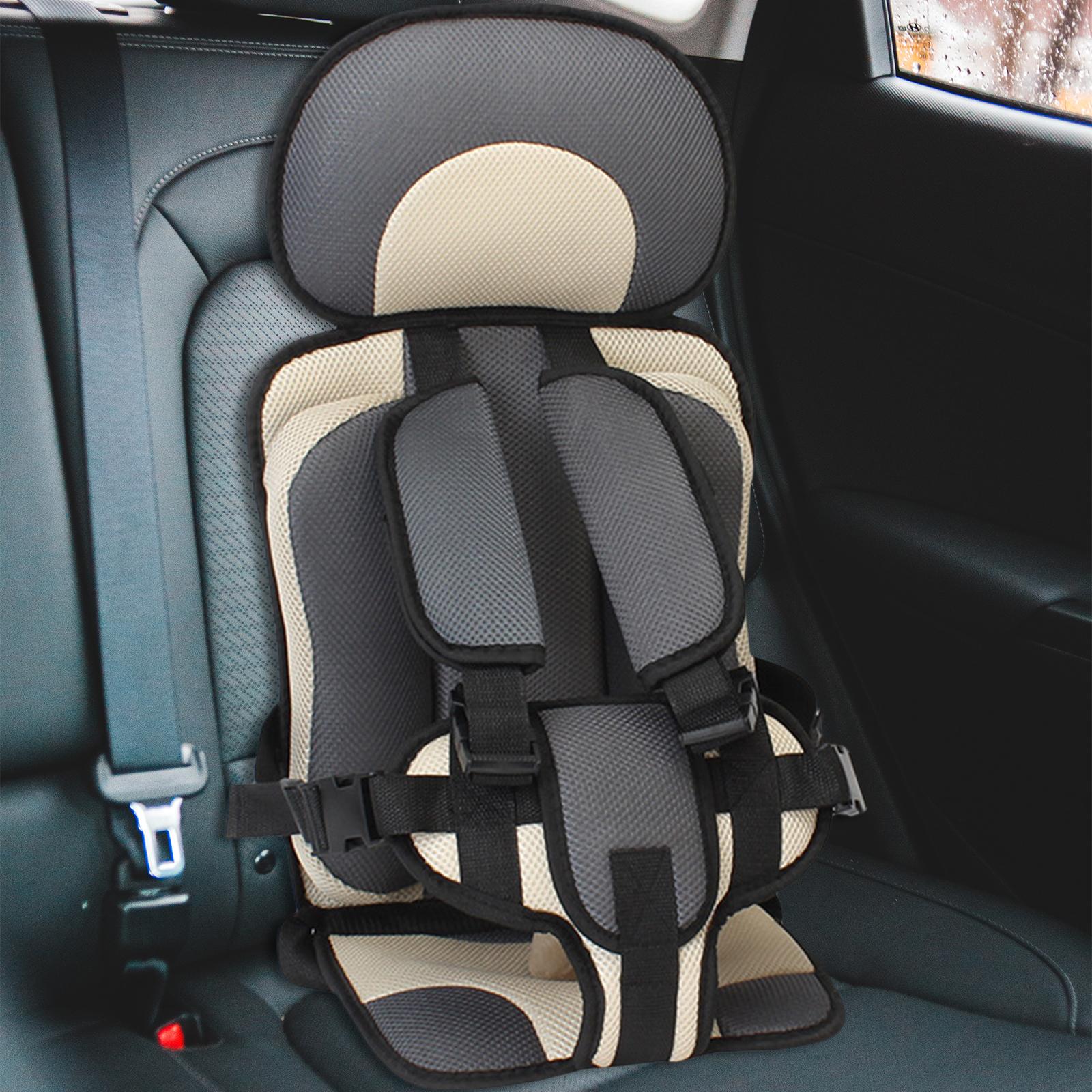 Baby Car Seat Cushion Support Travel Harness Seat Children Car Cushions Gray