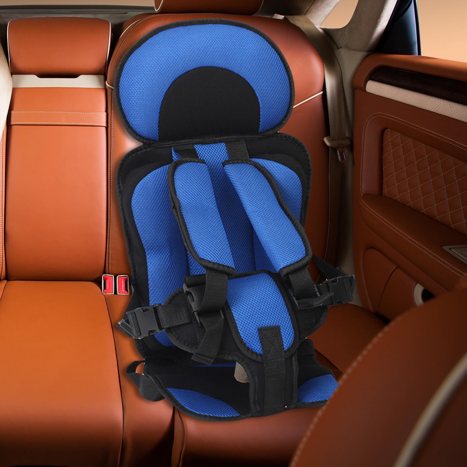 Baby Car Seat Cushion Support Travel Harness Seat Children Car Cushions Blue