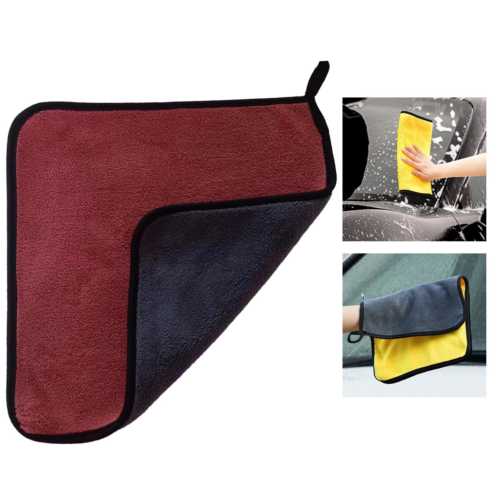 Microfiber Cleaning Cloth Microfiber Towel for СAr Detailing Suvs House Red
