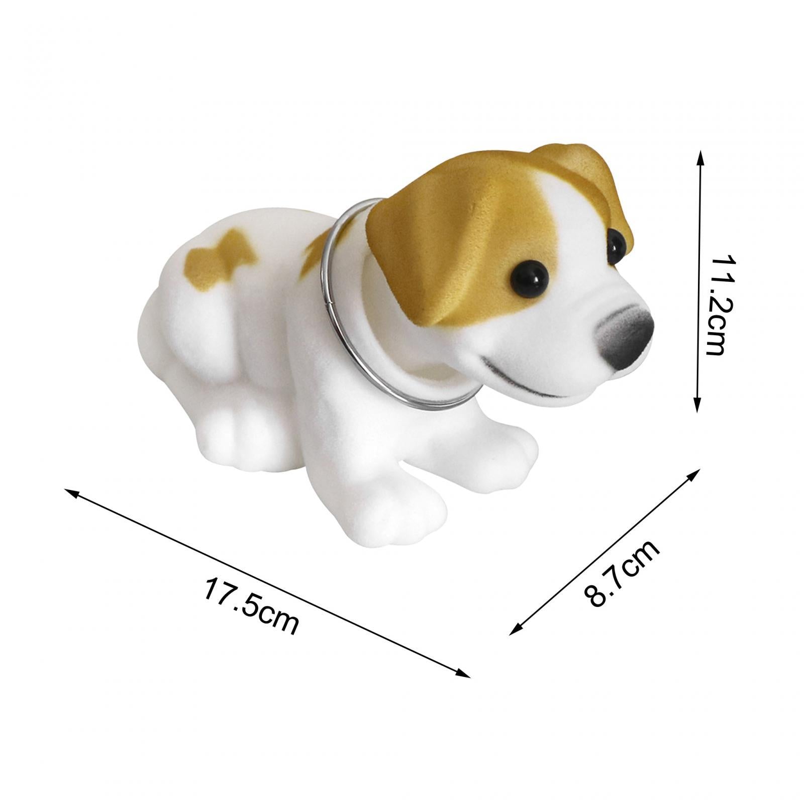 Car Dashboard Ornament Dog Fashion Home Decor Car Ornaments Desktop Ornament yellow