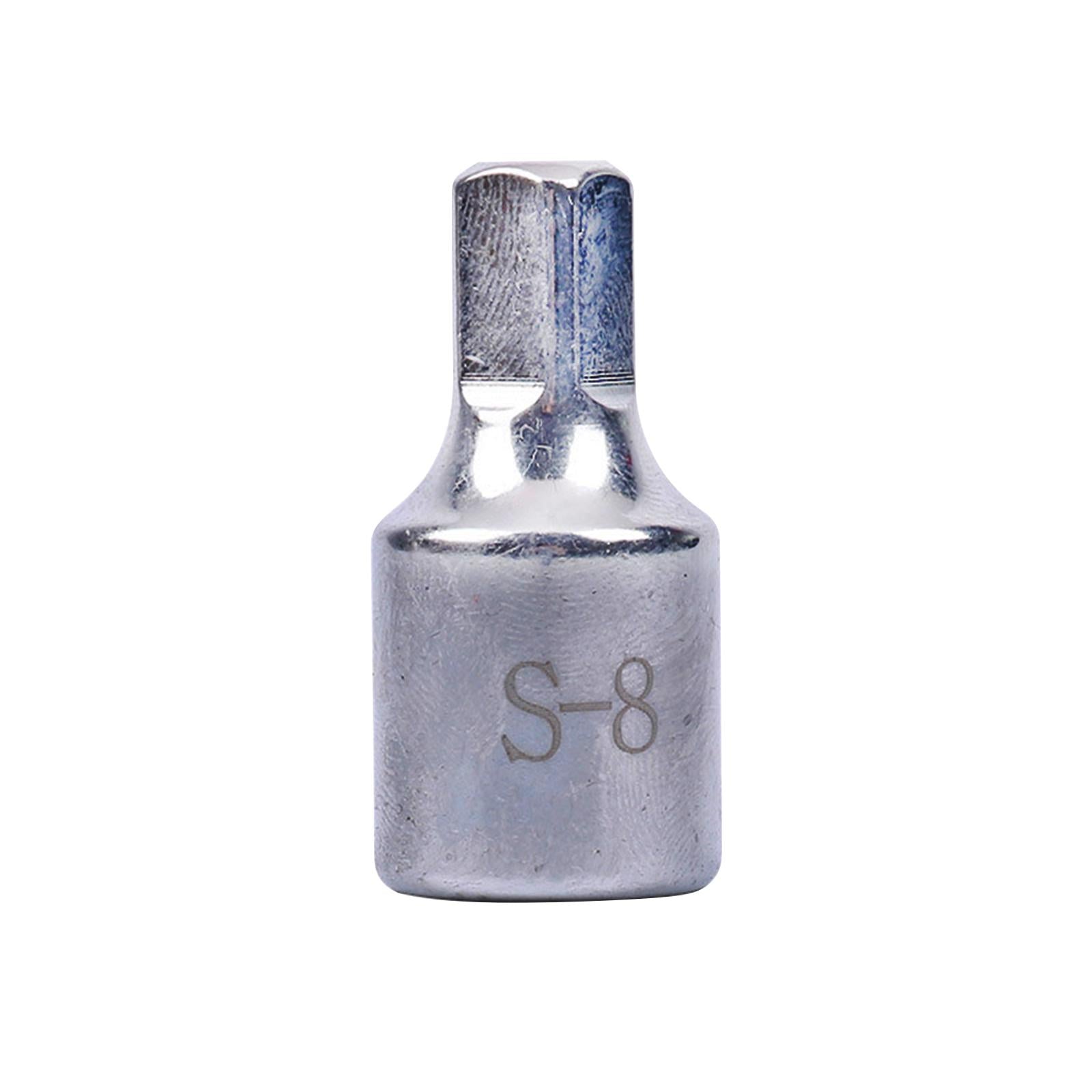 2xOil Drain Plug Screw Reusable Stainless Steel Engine Oil Pan Protection Plug 8mm short