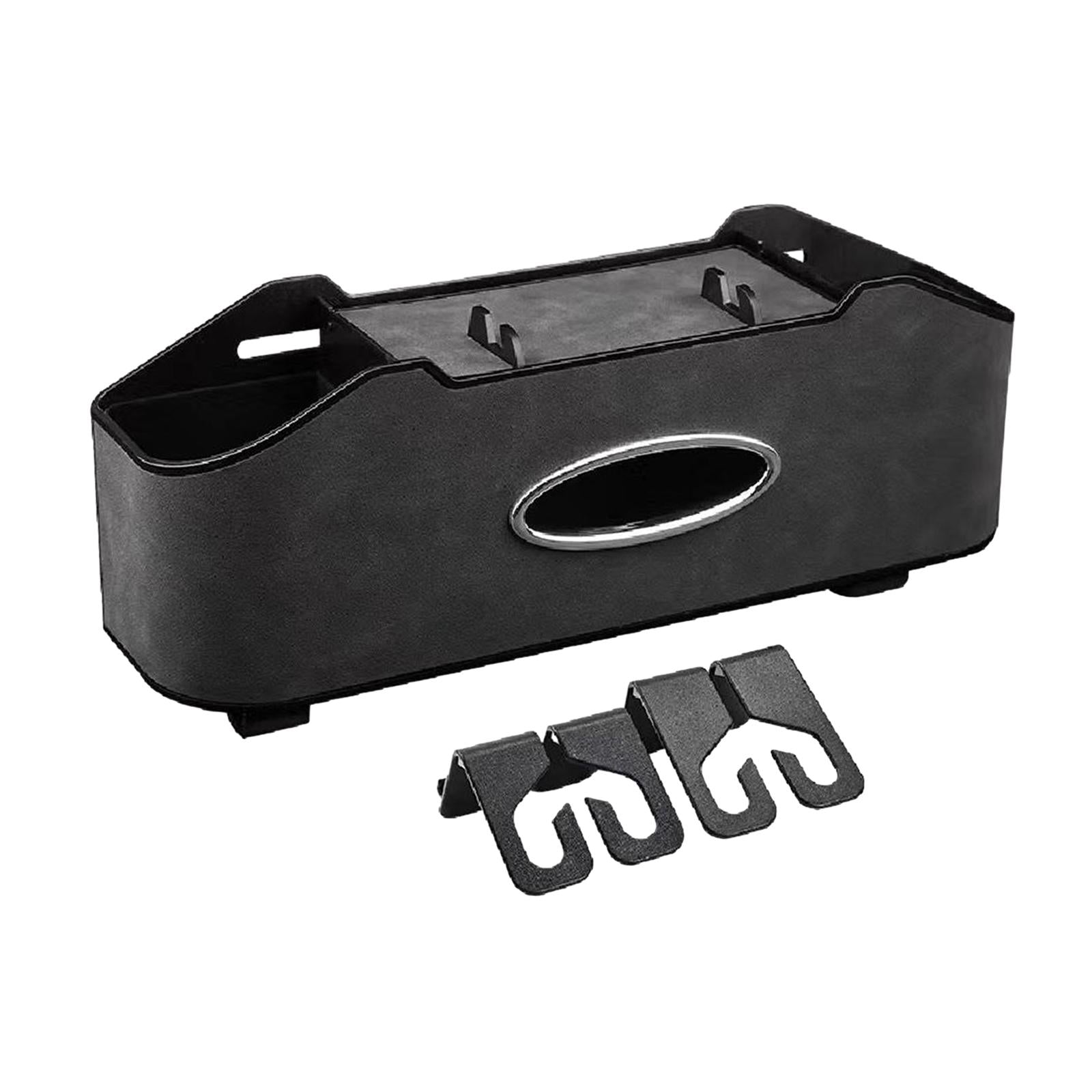 Car Back Seat Headrest Hanging Storage Box Car Travel Accessories Cup Holder