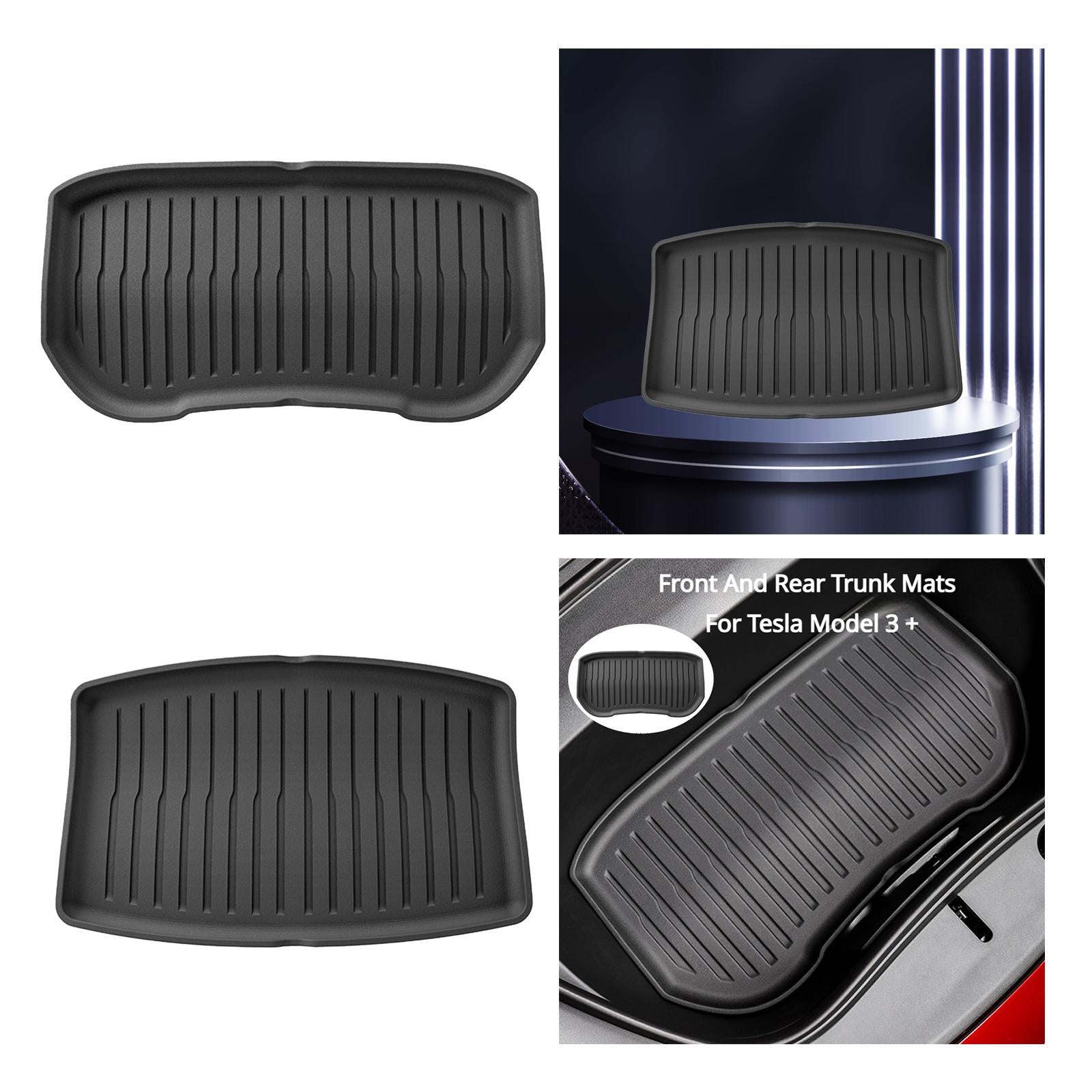 Trunk Mat Replacement Waterproof Trunk Liner Black Color Accessories Durable 73x38.5cm