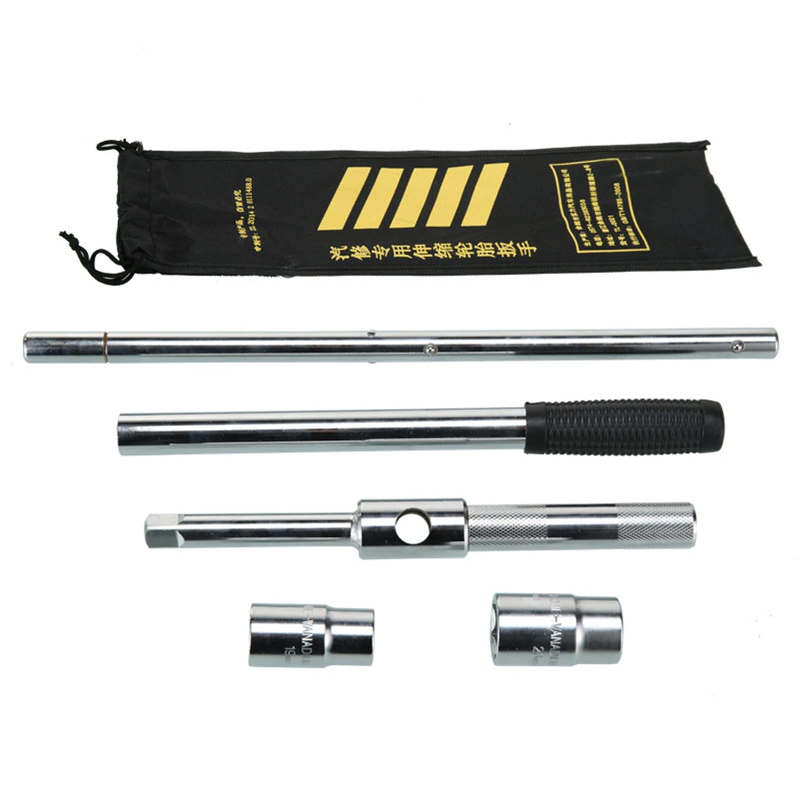 Extended Lug Wrench Telescopic Wheel Brace Lug Nut Wrench for Truck Van