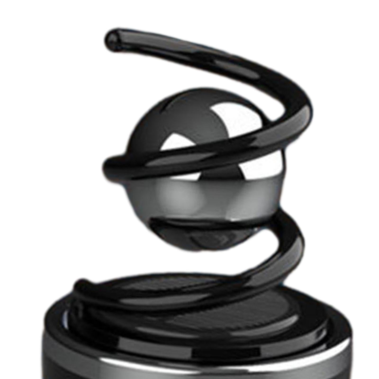 Solar Car Diffuser Car Essential Oil Diffuser for Shelf Balcony Bedroom Black