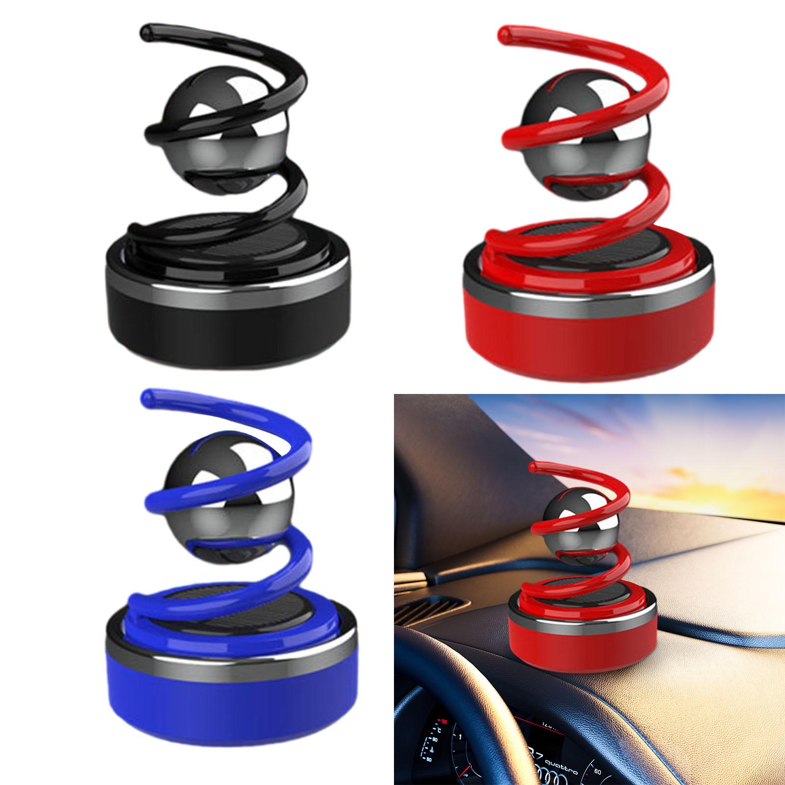 Solar Car Diffuser Car Essential Oil Diffuser for Shelf Balcony Bedroom Black