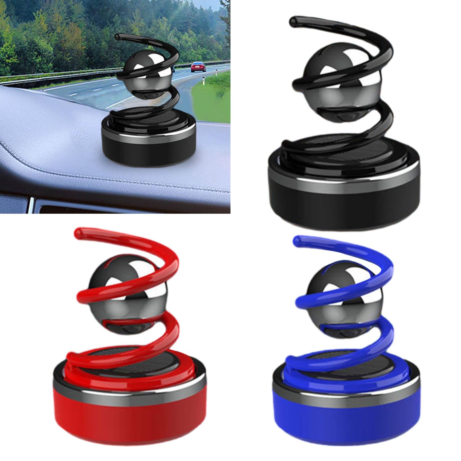 Solar Car Diffuser Car Essential Oil Diffuser for Shelf Balcony Bedroom Black