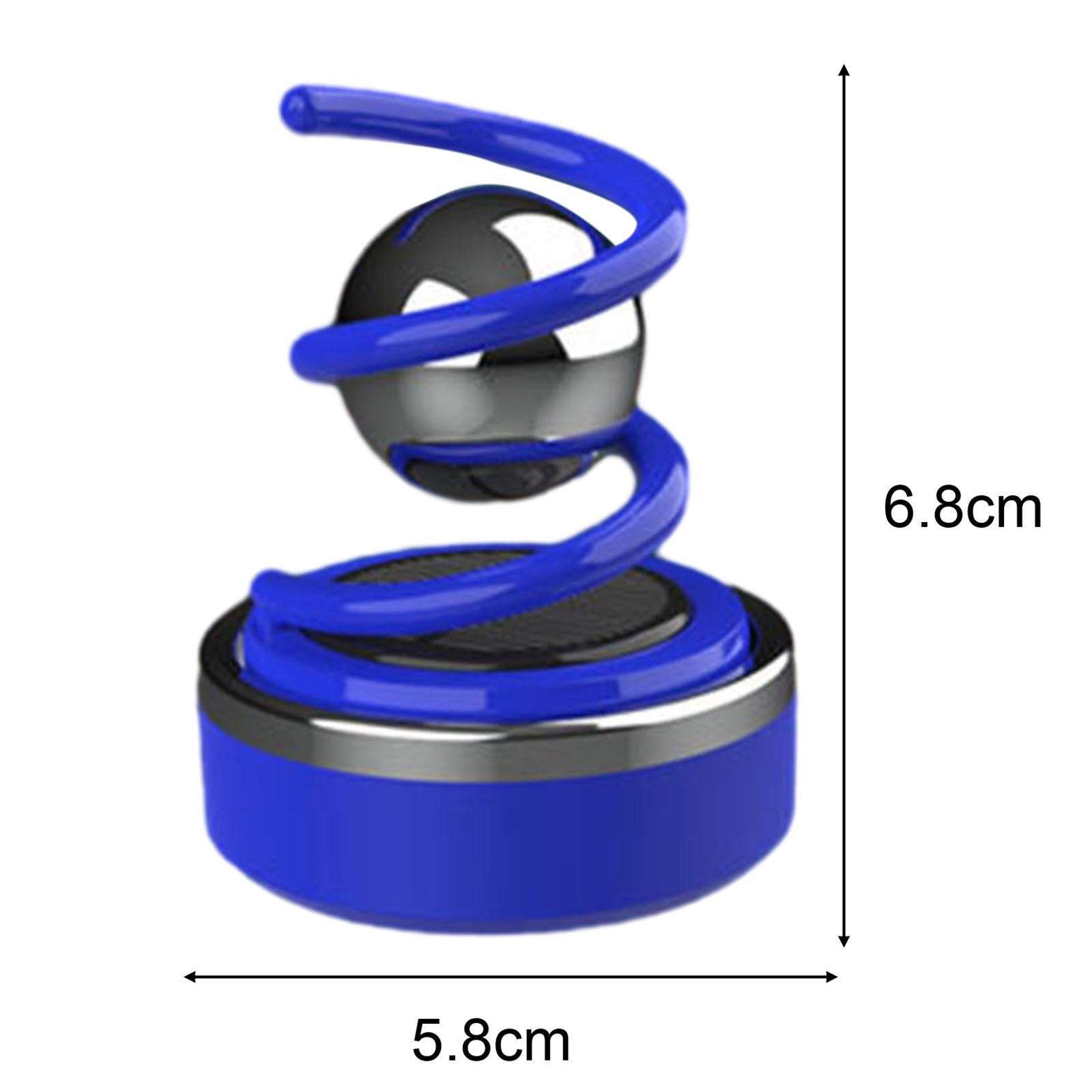 Solar Car Diffuser Car Essential Oil Diffuser for Shelf Balcony Bedroom Blue