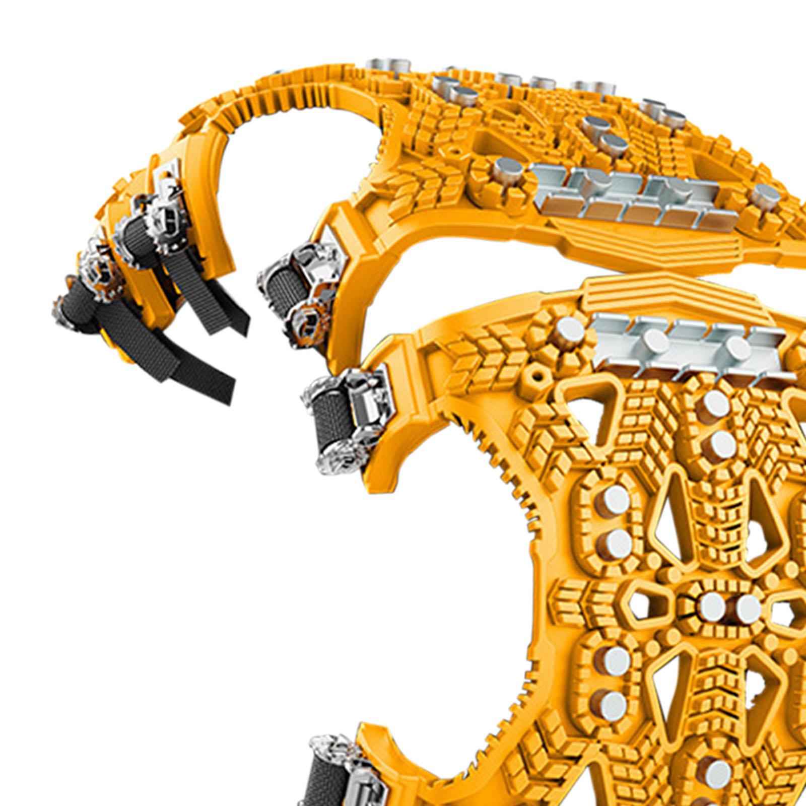Car Tyres Anti Slip Snow Chain Anti Skid for Downhill Survival Traction Yellow