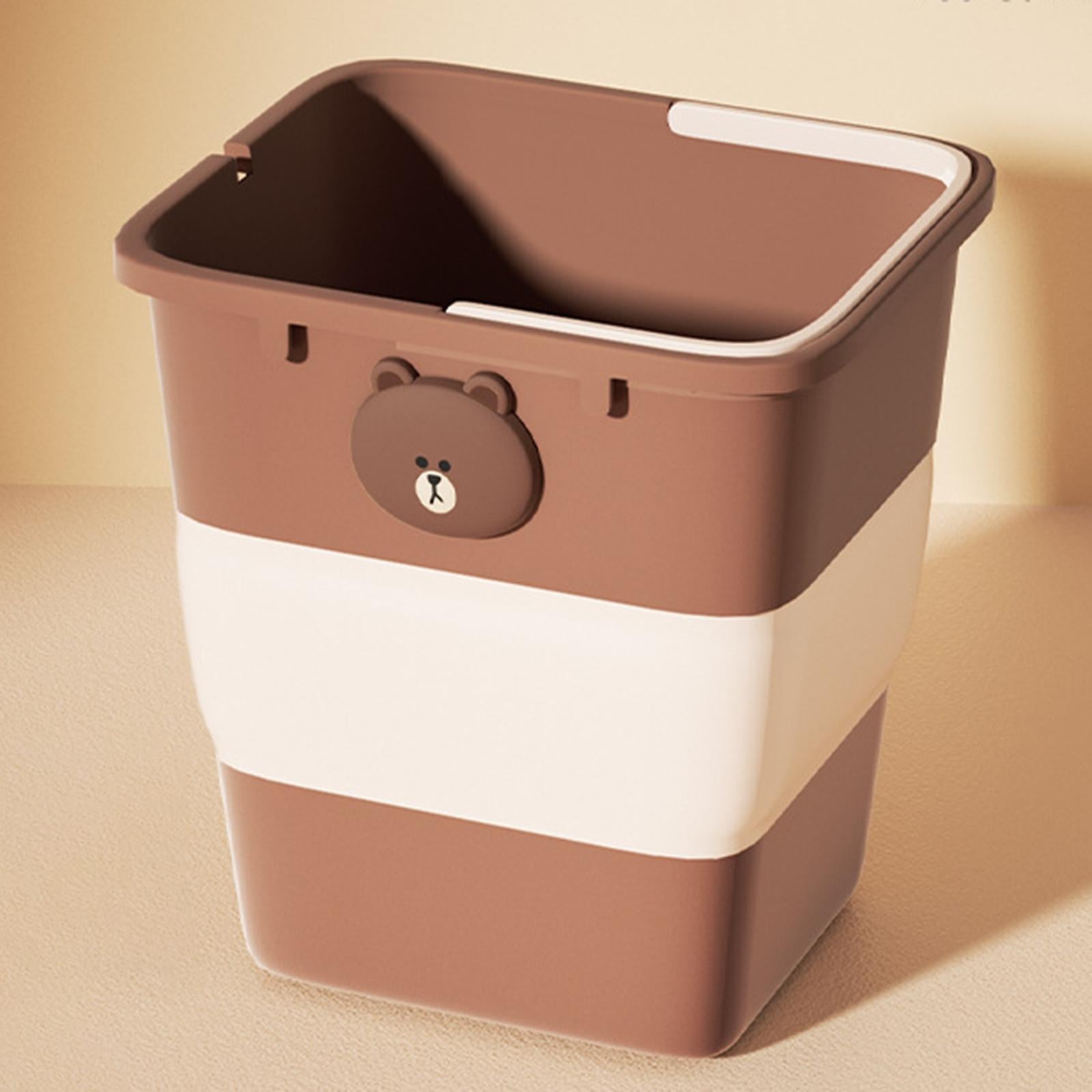 Foldable Car Trash Can Auto Interior Accessory Universal Vehicle Garbage Can L