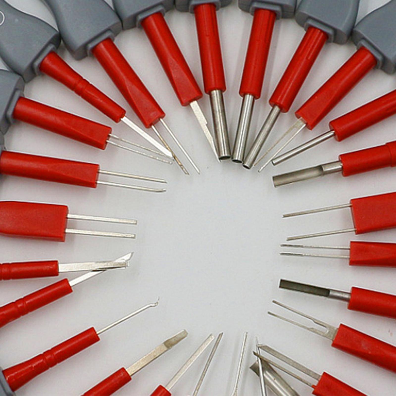 26Pcs Car Terminal Removal Tool Kit Puller Tool Kit Electrical Removal Tools