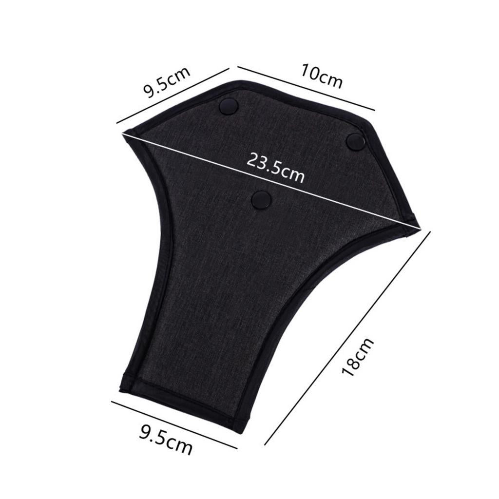 Car Seat Belt Adjuster Universal Soft Seat Belt Cover for Children Kids Black