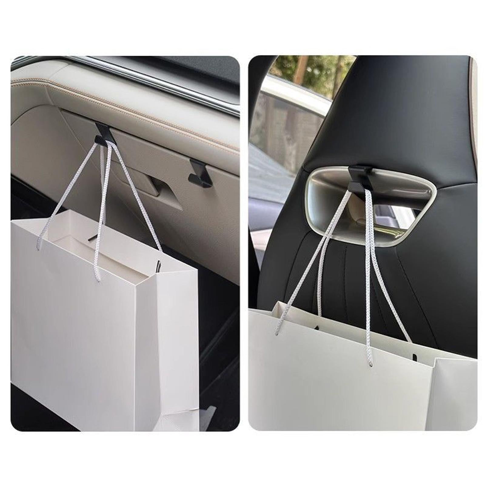 2Pcs Aluminum Passenger Seat Glove Box Hooks Bag Hanger for Byd Dolphin