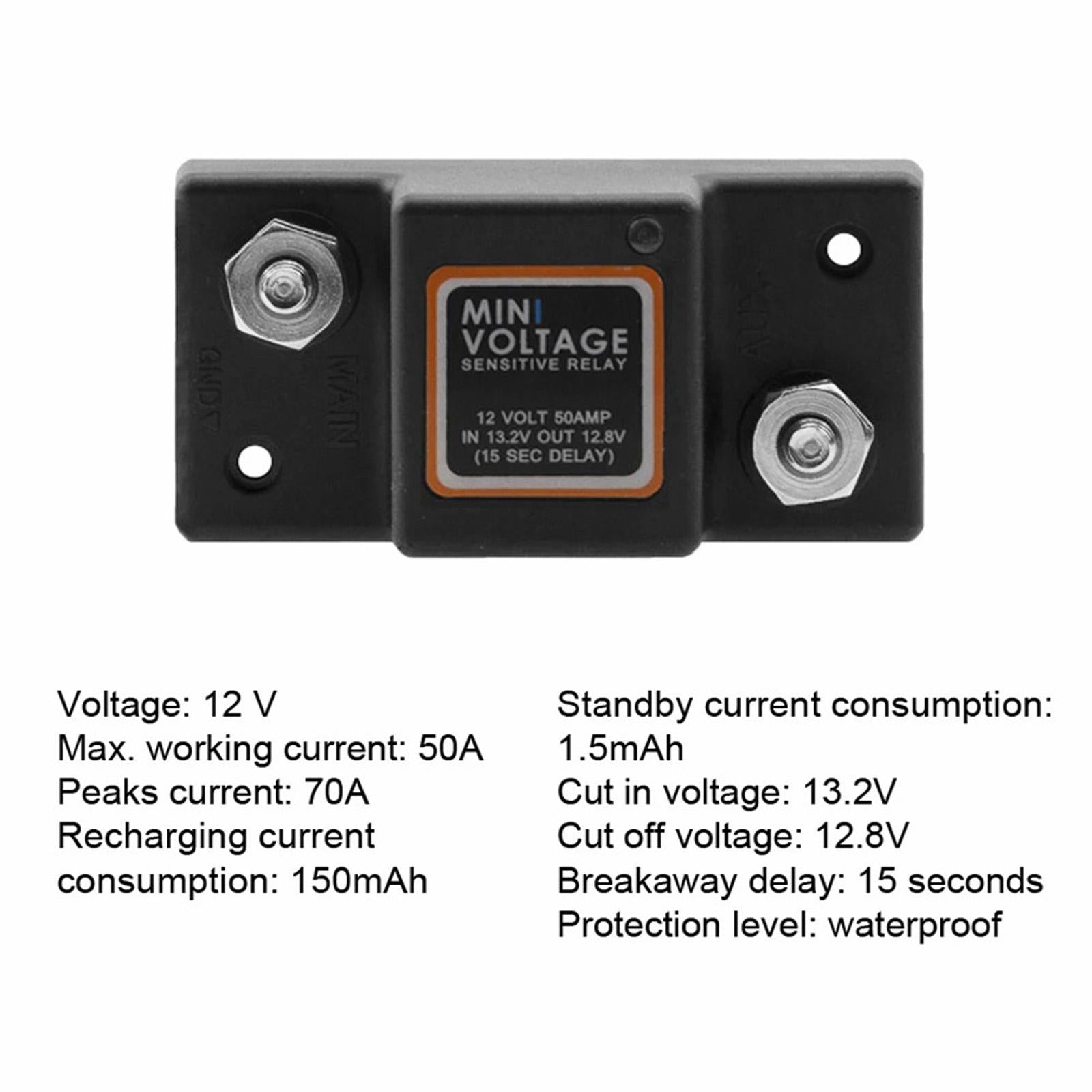 Dual Battery Mini Isolator High Performance Dual Battery Controller Isolator
