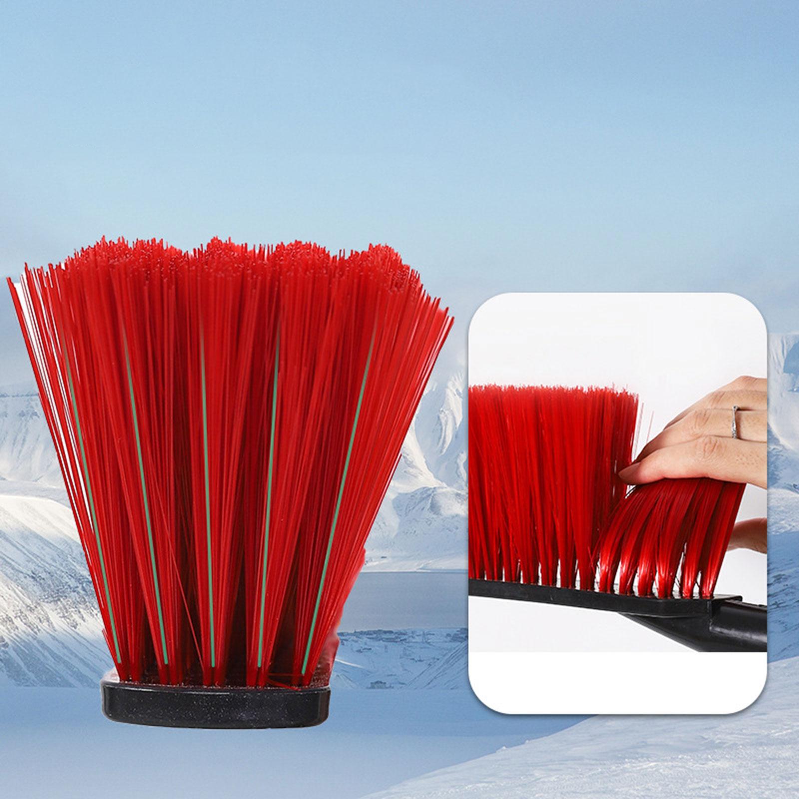 Ice Scraper Snow Brush 2 in 1 Comfortable Grip for Vehicles Suvs Trucks 63cm Blue