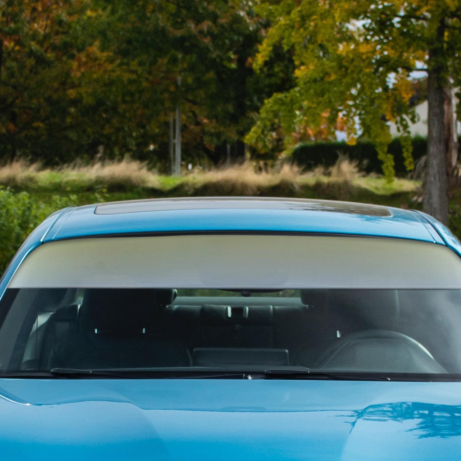 3xCar Window Sun Visor Strip Tint Film with Scraper Windshield Sun Visor Strip Gold