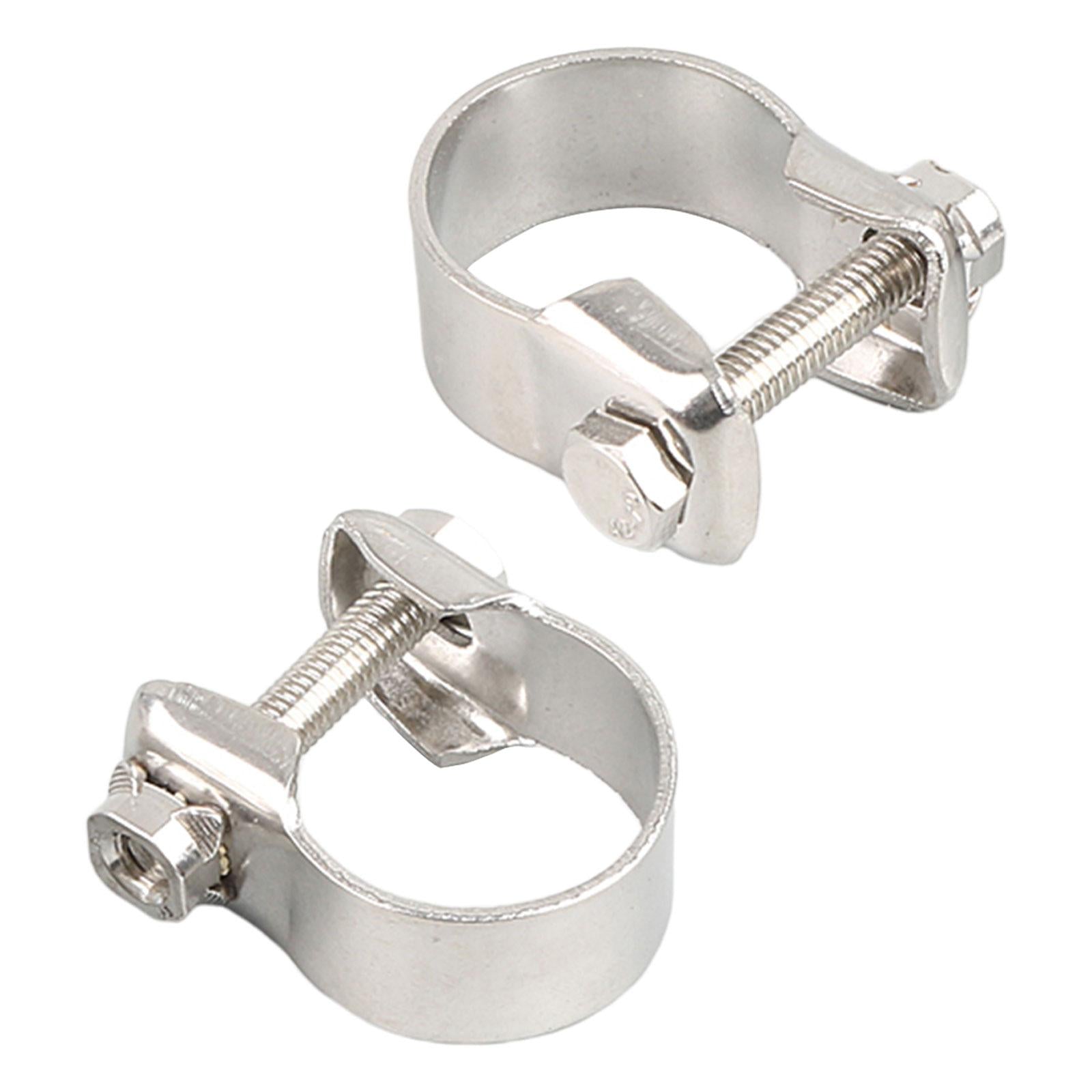 2Pcs Exhaust Clamp Replacement Metal for Automotive Accessories Premium