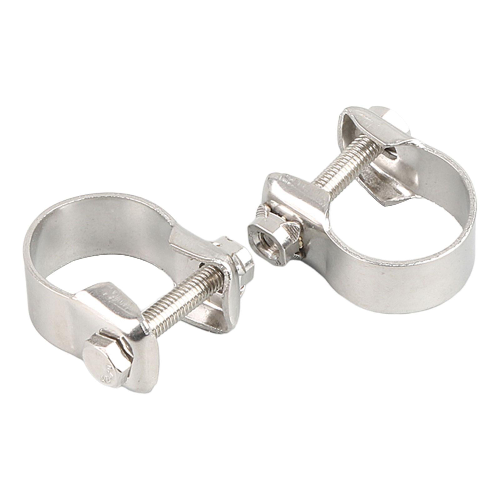 2Pcs Exhaust Clamp Replacement Metal for Automotive Accessories Premium