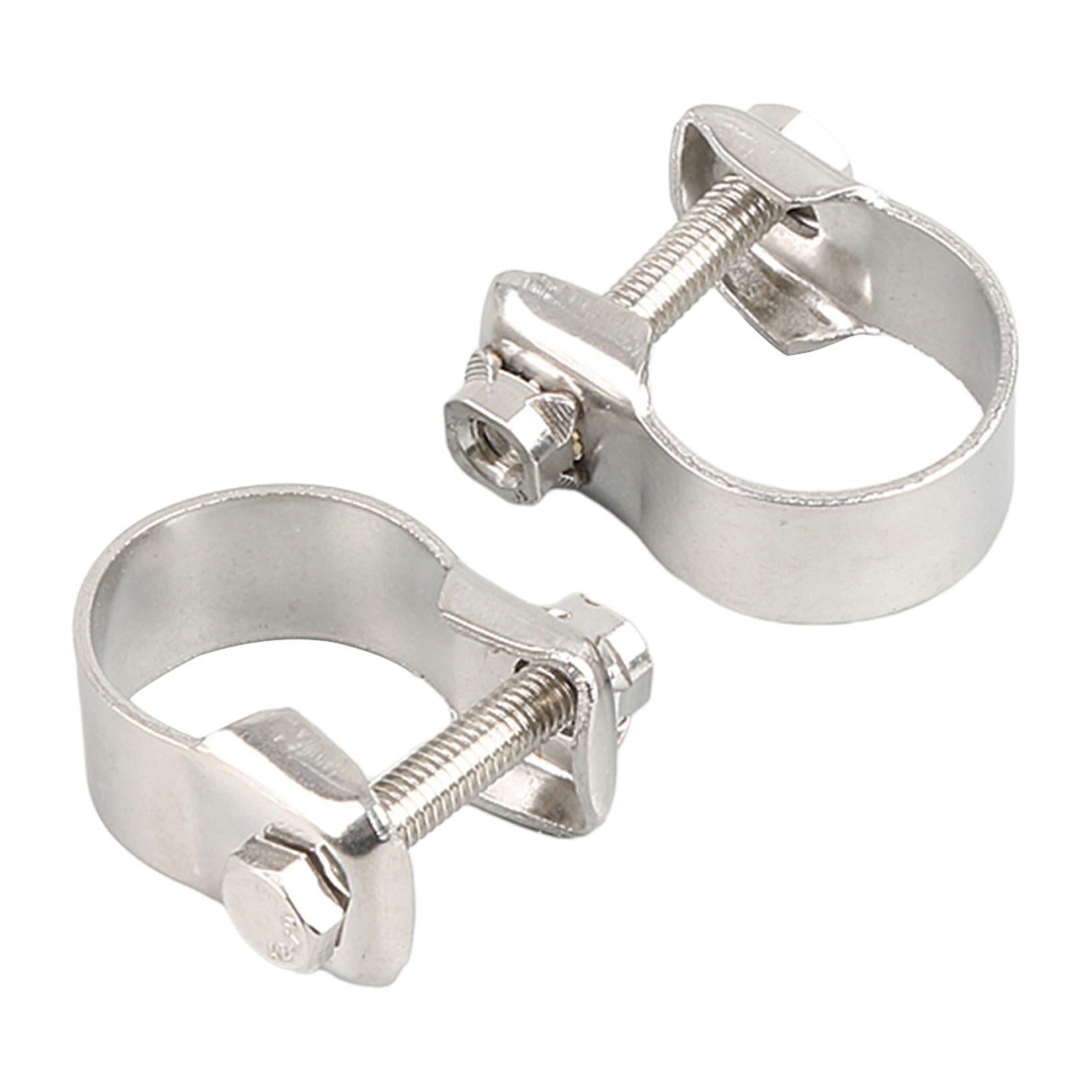 2Pcs Exhaust Clamp Replacement Metal for Automotive Accessories Premium