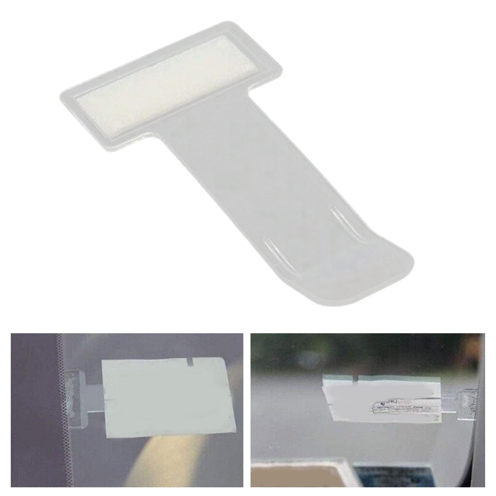Windscreen Ticket Holder Car Accessory Card Receipt Invoice Clip Transparent