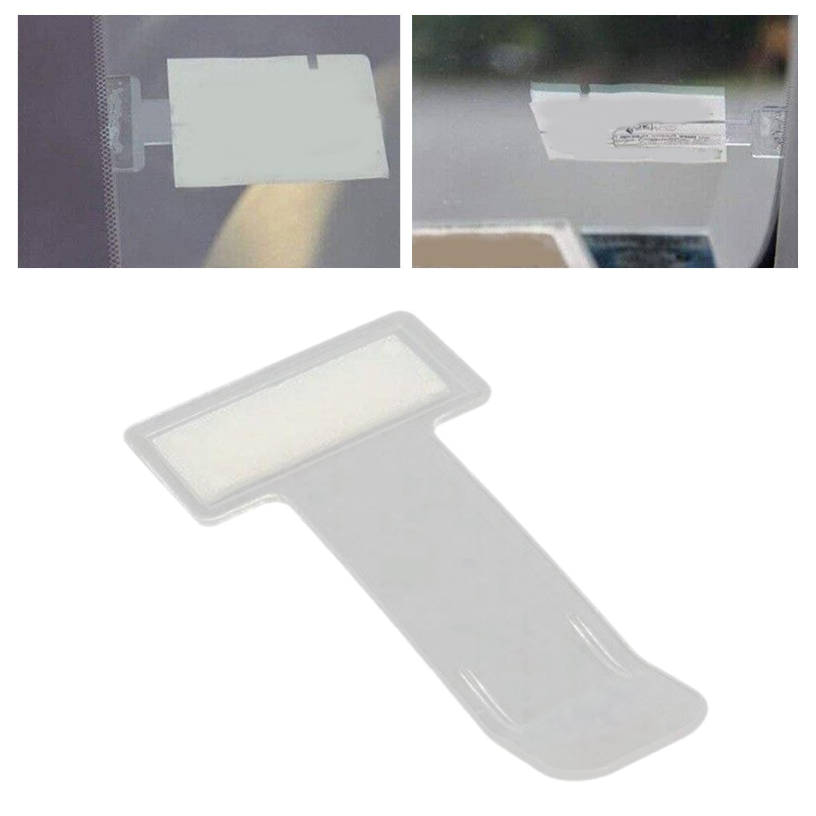 Windscreen Ticket Holder Car Accessory Card Receipt Invoice Clip Transparent