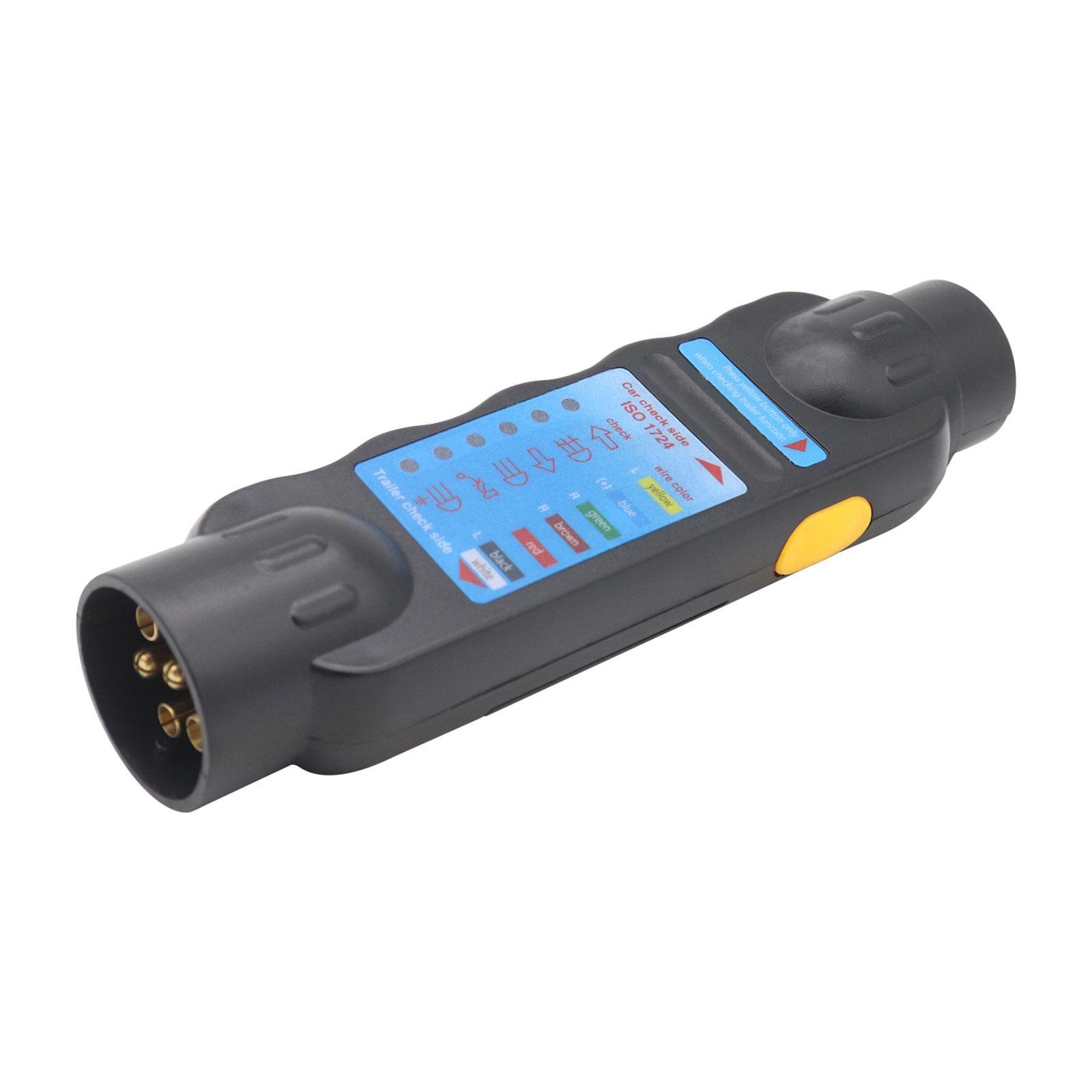 Trailer 7 Pin Wiring RV Connector Tester 7 Pin 12V Trailer Socket Tester