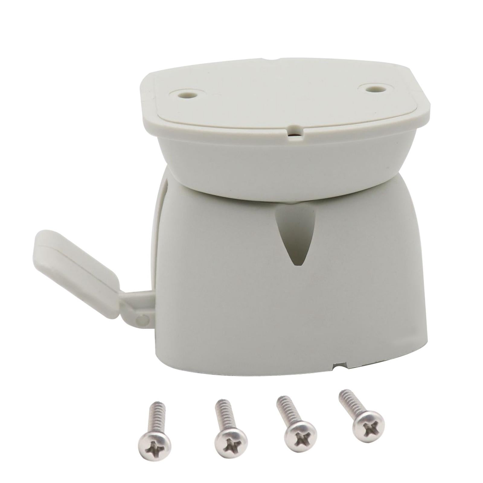 RV Baggage Door Catch with Screws Motorhome Accessories for RV Assembly White