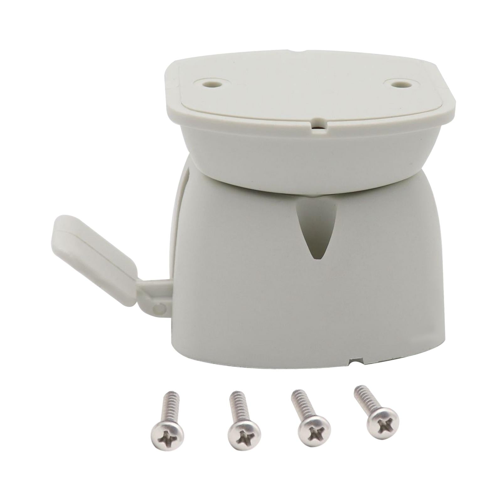 RV Baggage Door Catch with Screws Motorhome Accessories for RV Assembly White