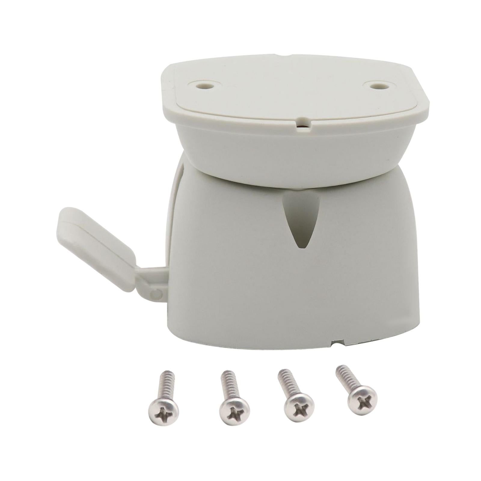 RV Baggage Door Catch with Screws Motorhome Accessories for RV Assembly White