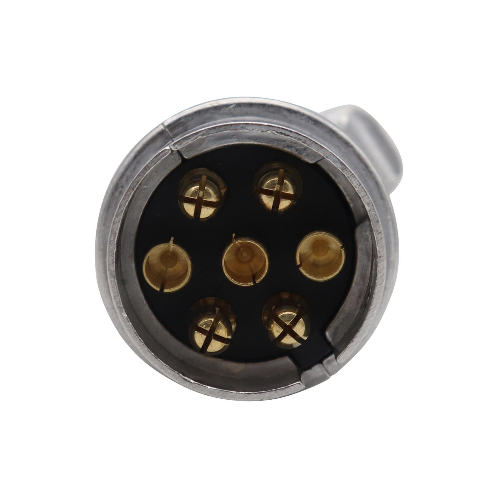 7 Pin Trailer Plug Connector Trailer Light Adapter for Ships RV Tractor