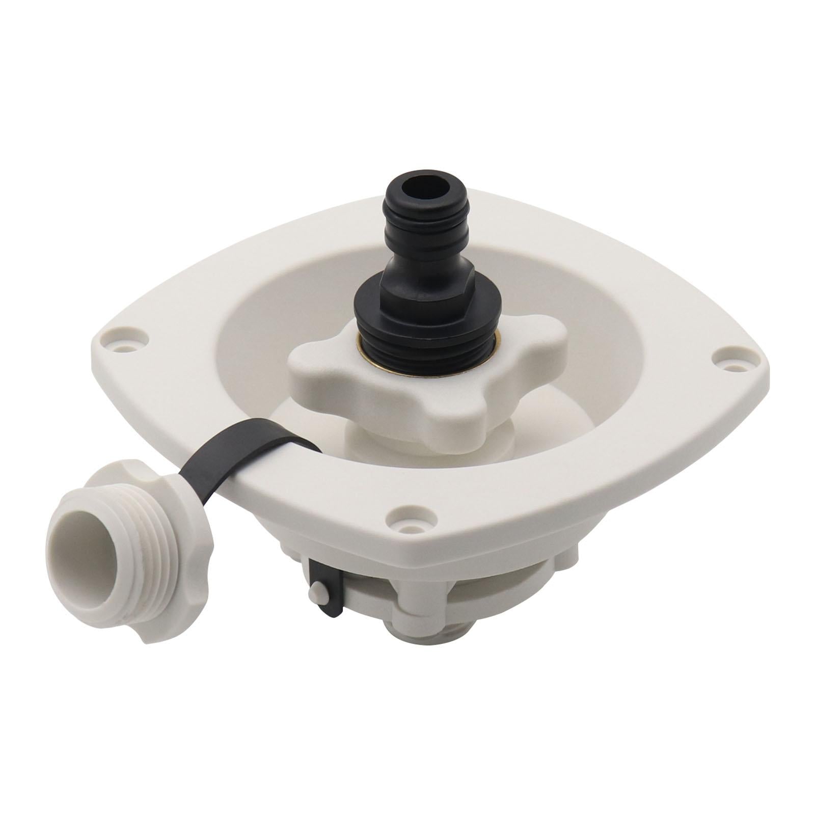 RV Water Fill Inlet RV City Water Fill Inlet with Check Gate for Marine