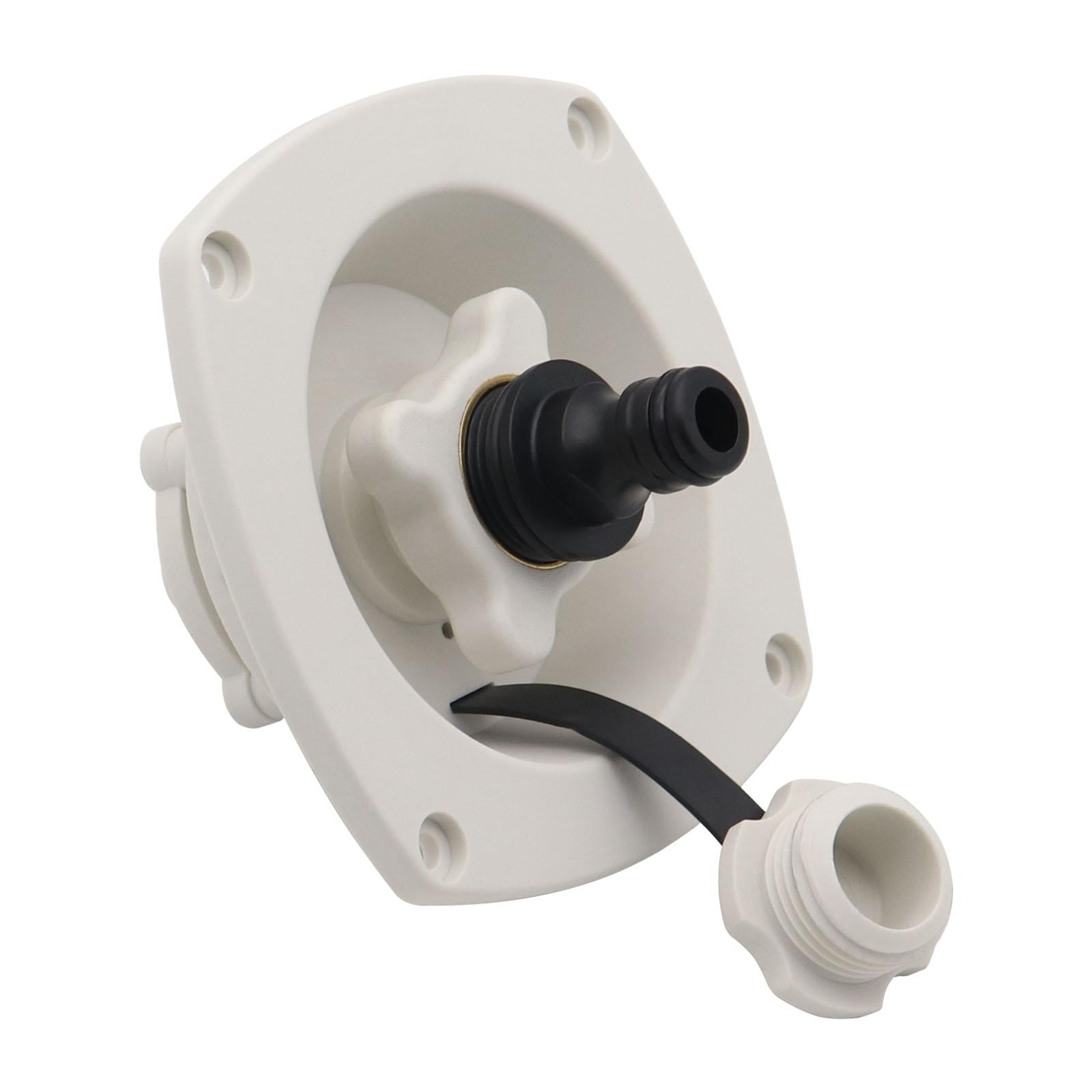 RV Water Fill Inlet RV City Water Fill Inlet with Check Gate for Marine