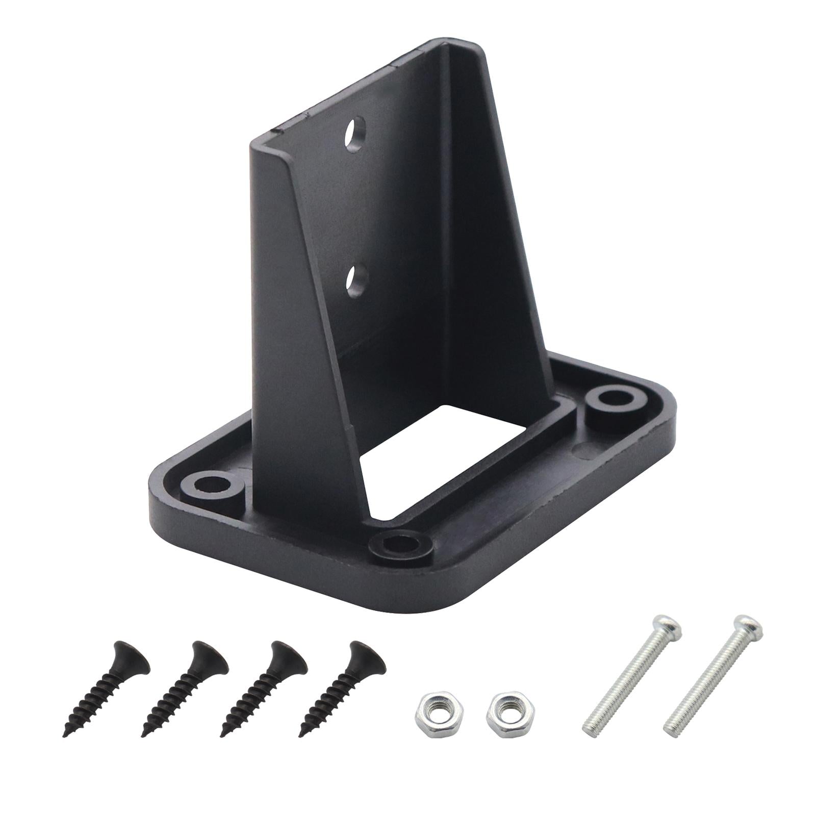 Flush Mount Bracket Panel Cover Panel Black Plug Mounting Panel with Cover