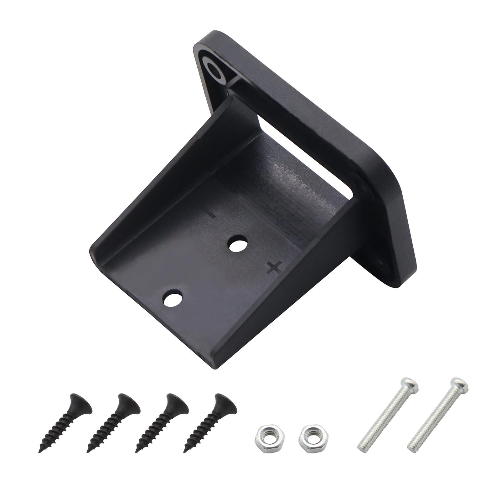 Flush Mount Bracket Panel Cover Panel Black Plug Mounting Panel with Cover
