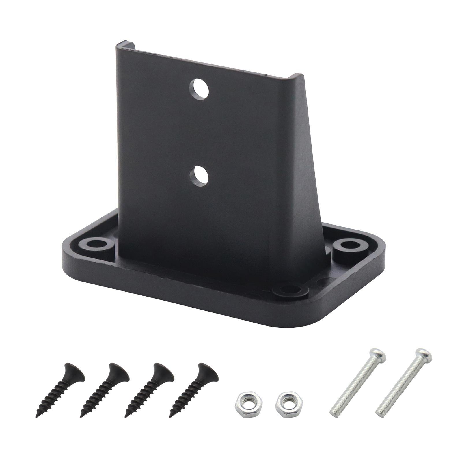 Flush Mount Bracket Panel Cover Panel Black Plug Mounting Panel with Cover