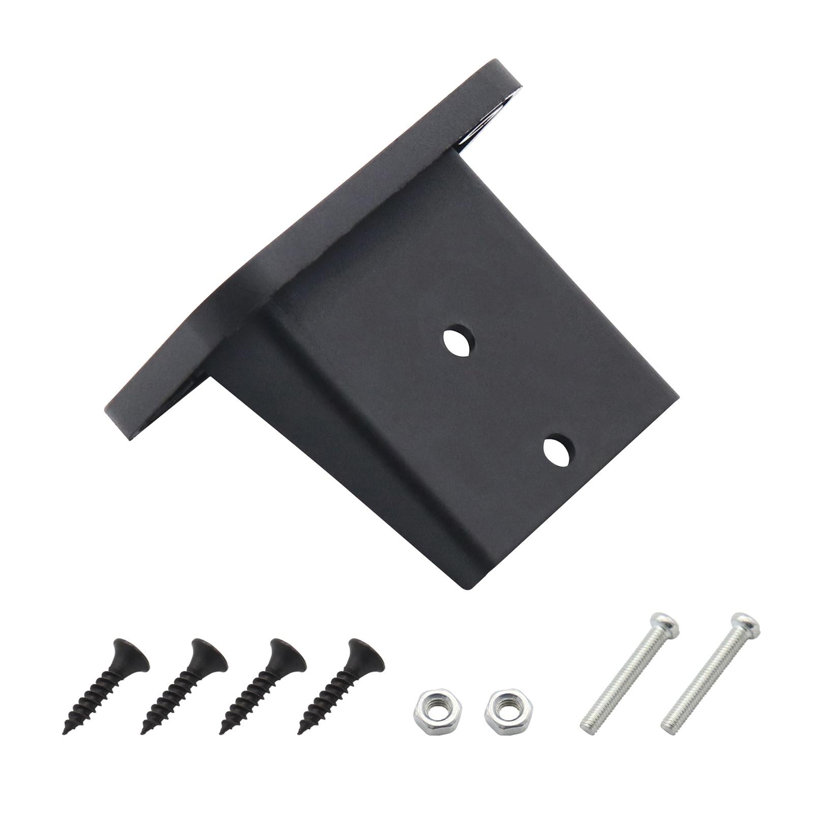 Flush Mount Bracket Panel Cover Panel Black Plug Mounting Panel with Cover