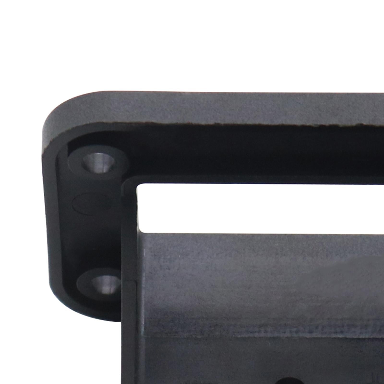 Flush Mount Bracket Panel Cover Panel Black Plug Mounting Panel with Cover