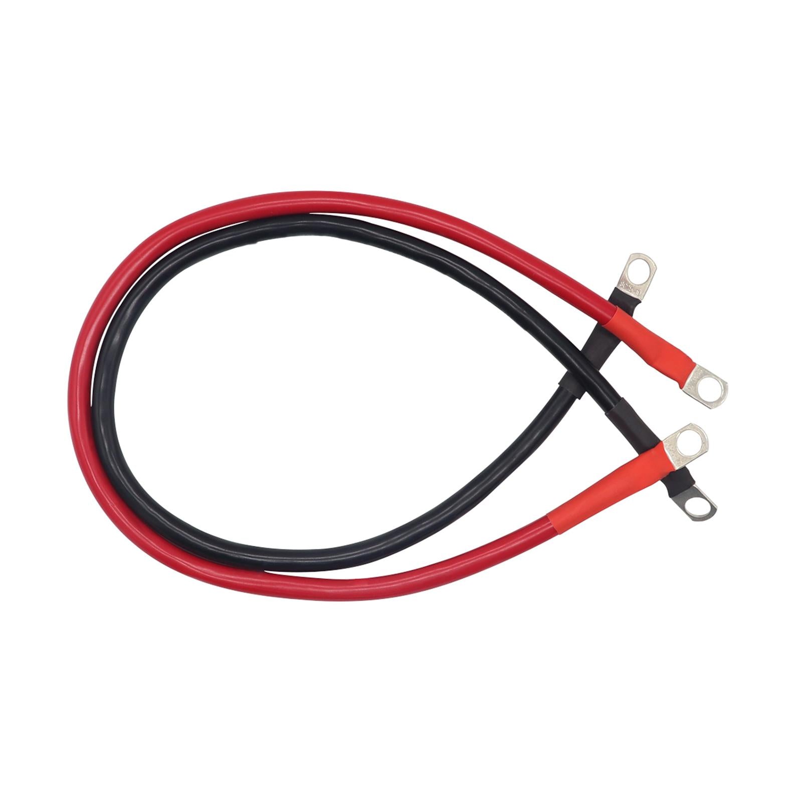 2 Pieces 4 AWG Battery Cable for Lawn Garden Equipment Sturdy Versatile 60cm