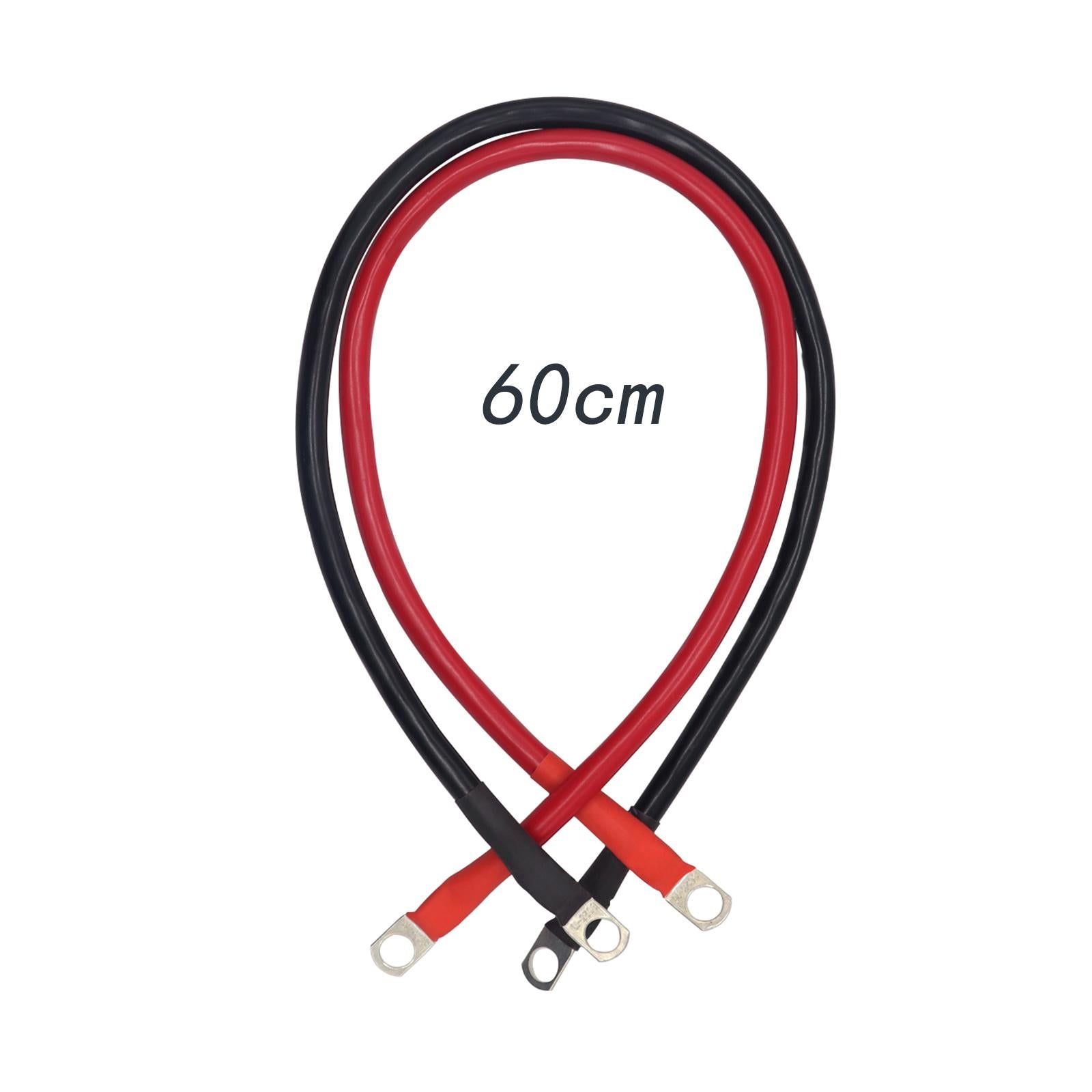 2 Pieces 4 AWG Battery Cable for Lawn Garden Equipment Sturdy Versatile 60cm