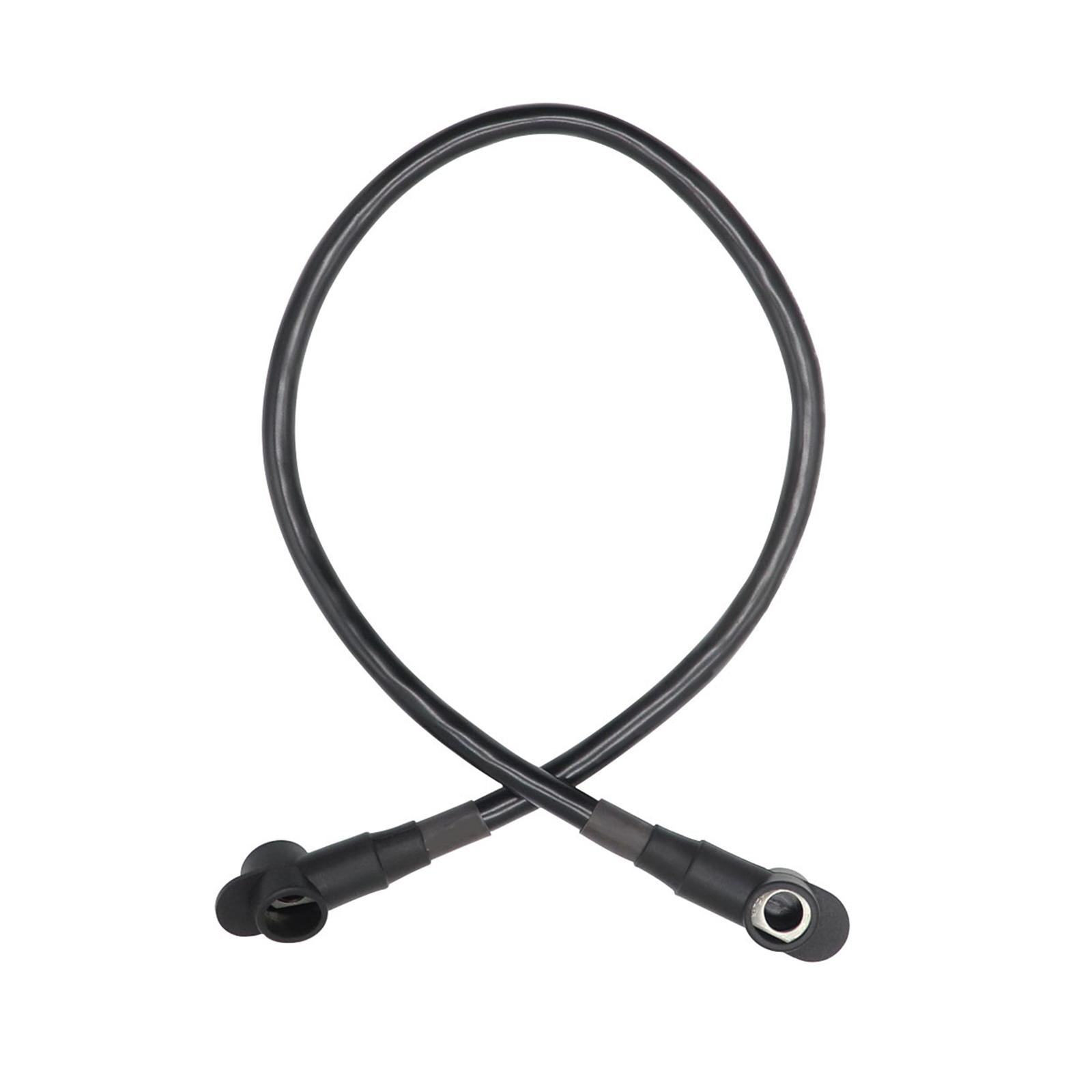 Automotive 4 AWG Battery Cable 3/8in Lugs for Marine RV Multifunctional Black