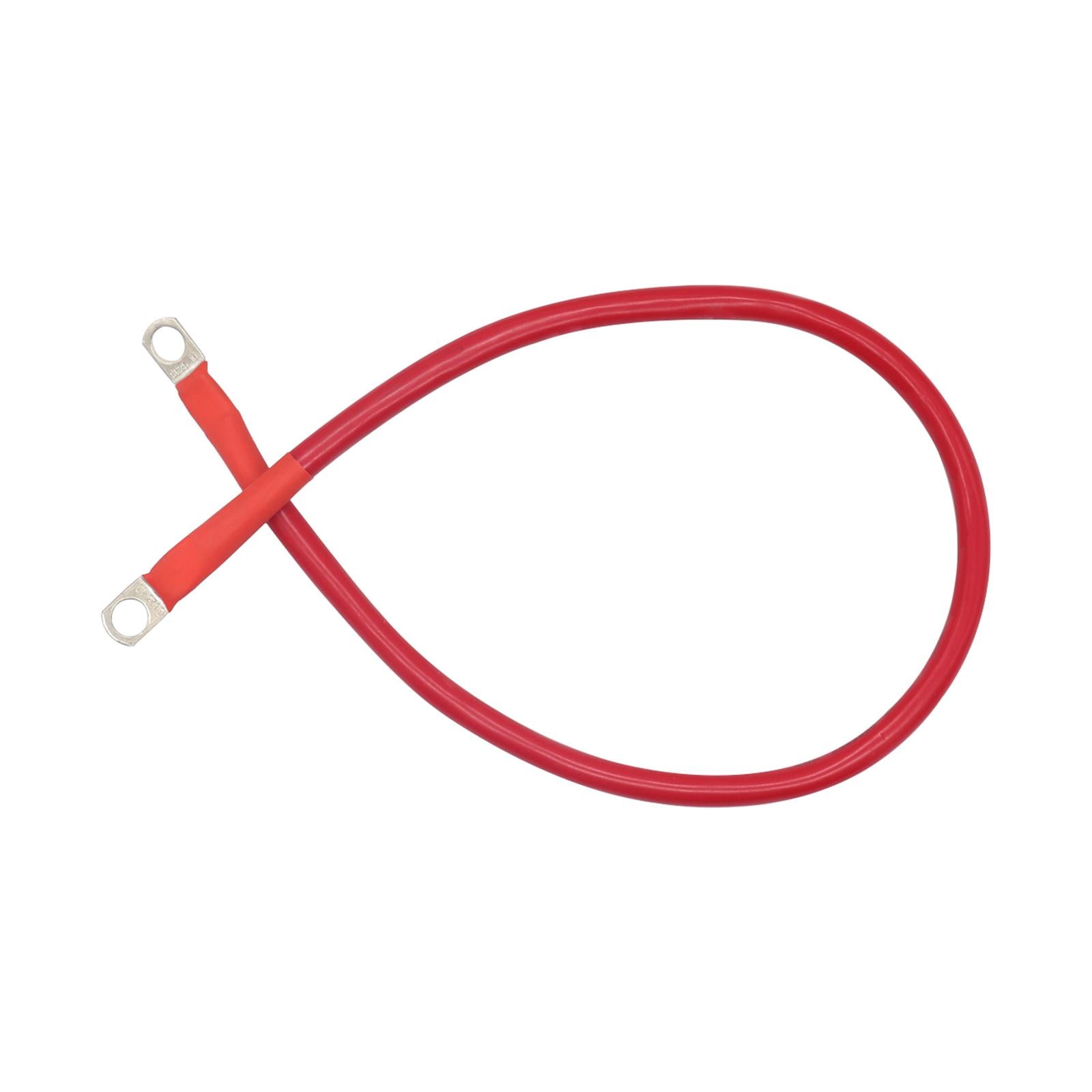 Automotive 4 AWG Battery Cable 3/8in Lugs for Marine RV Multifunctional Red