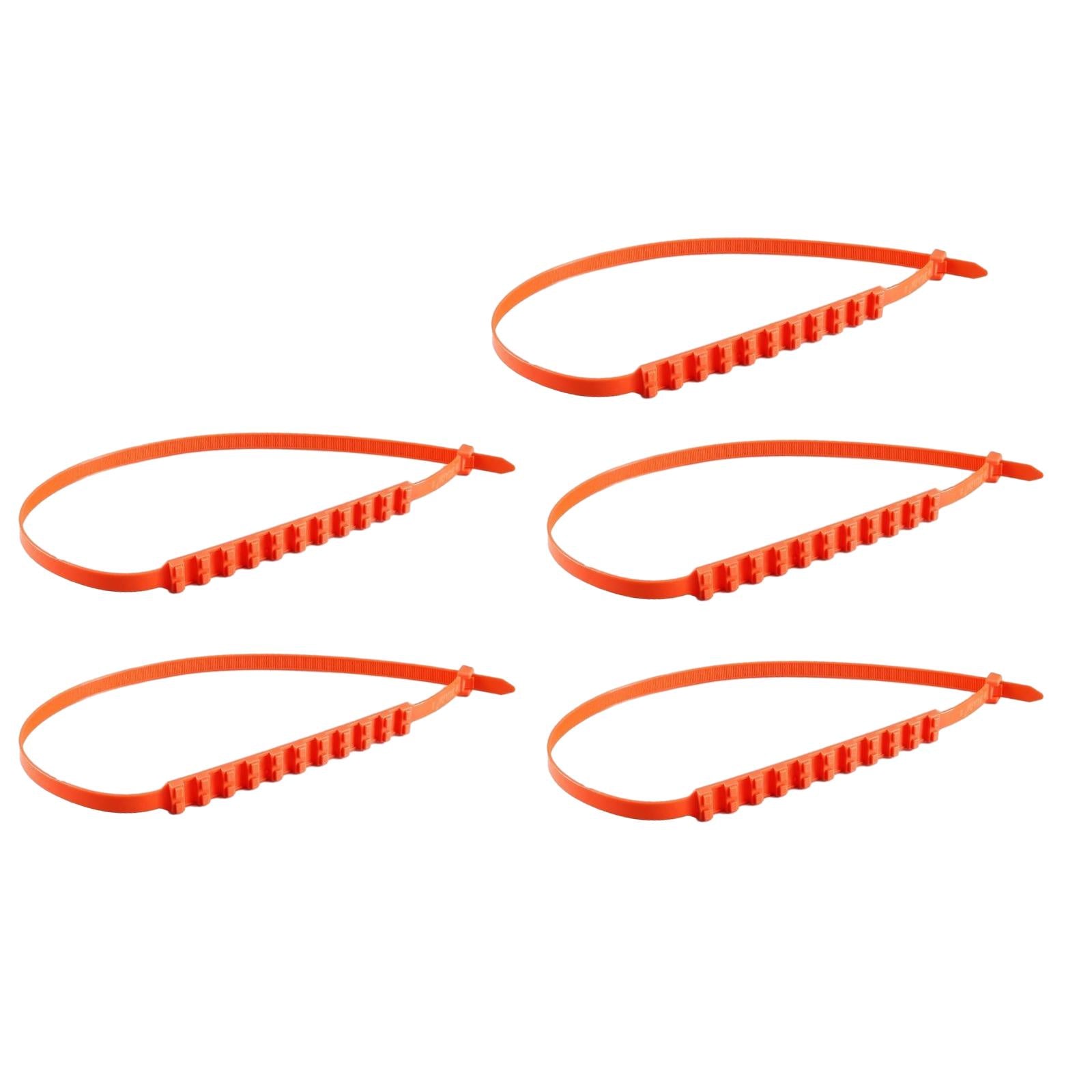 Car Snow Chains Length 95cm Nylon Car Wheel Chains for Suvs Trucks 5 pieces